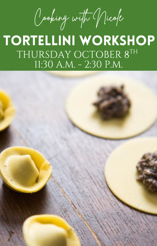 Tortellini Workshop-2 SPOTS LEFT!