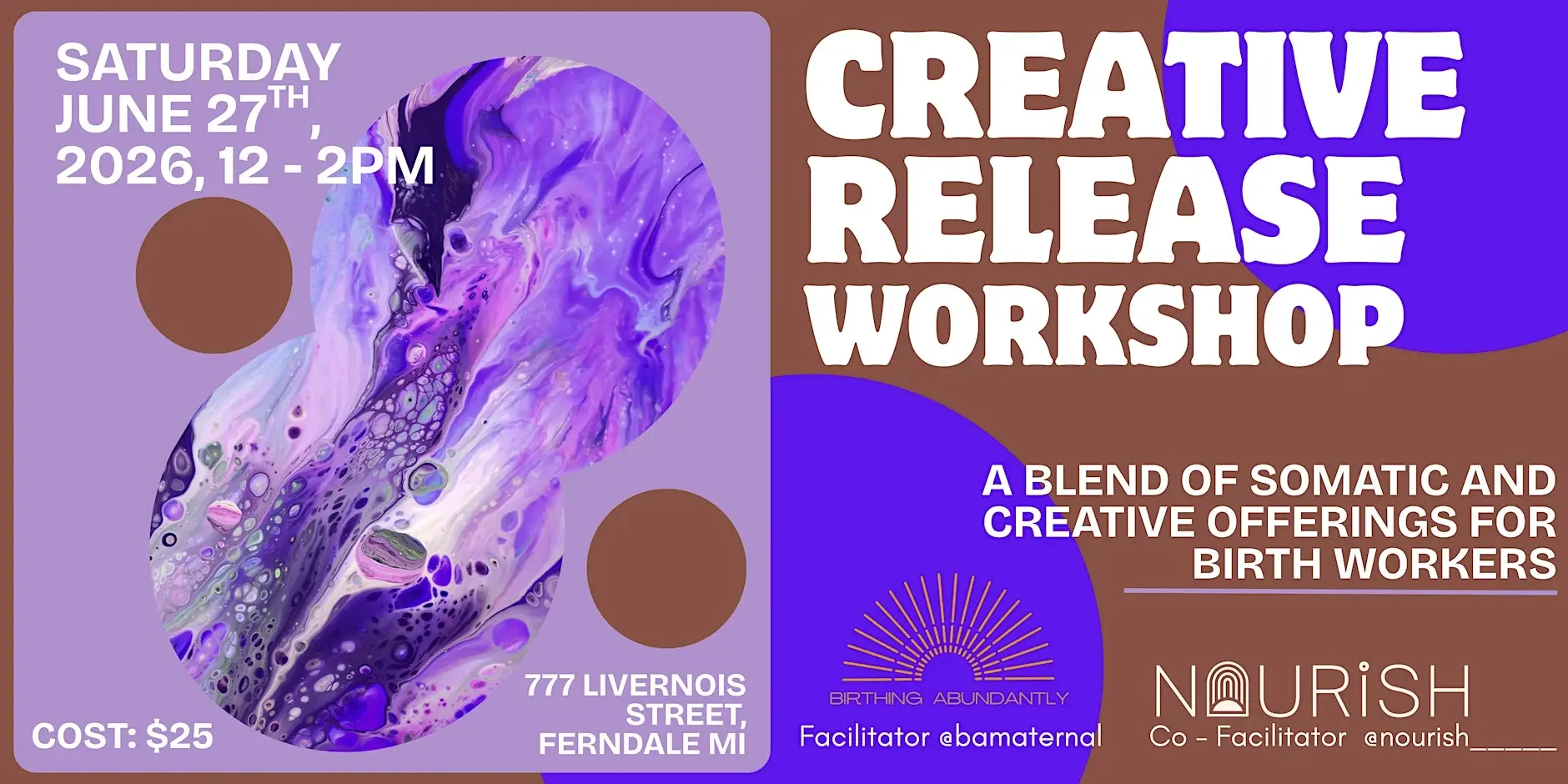 Creative Release Workshop: An Art Centered Space for Birthworkers