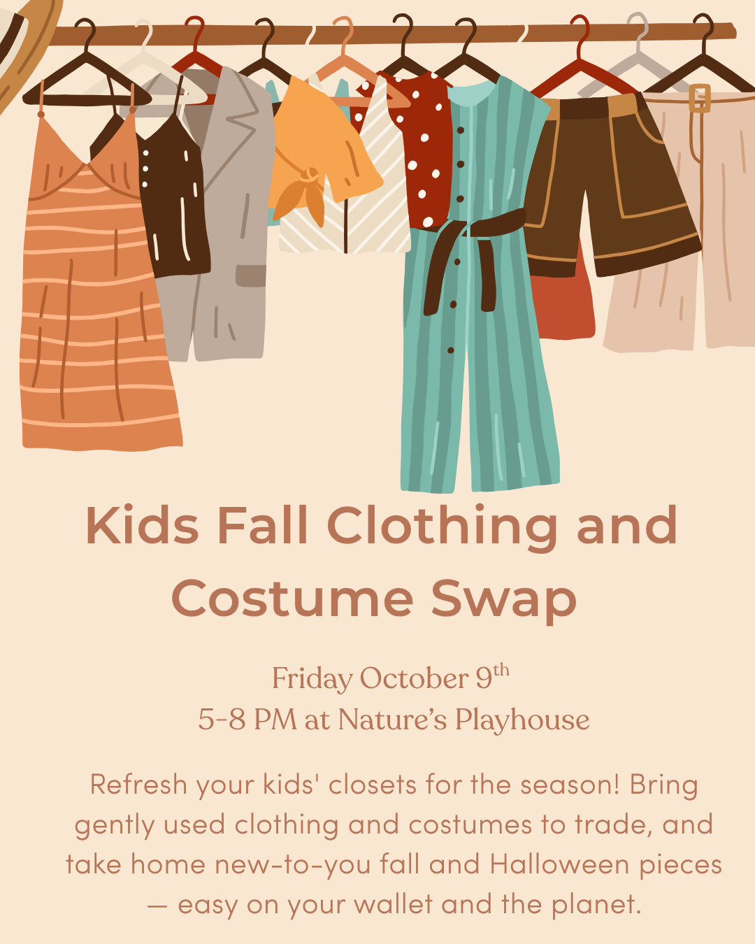 Kids’ Fall Clothing and Costume Swap
