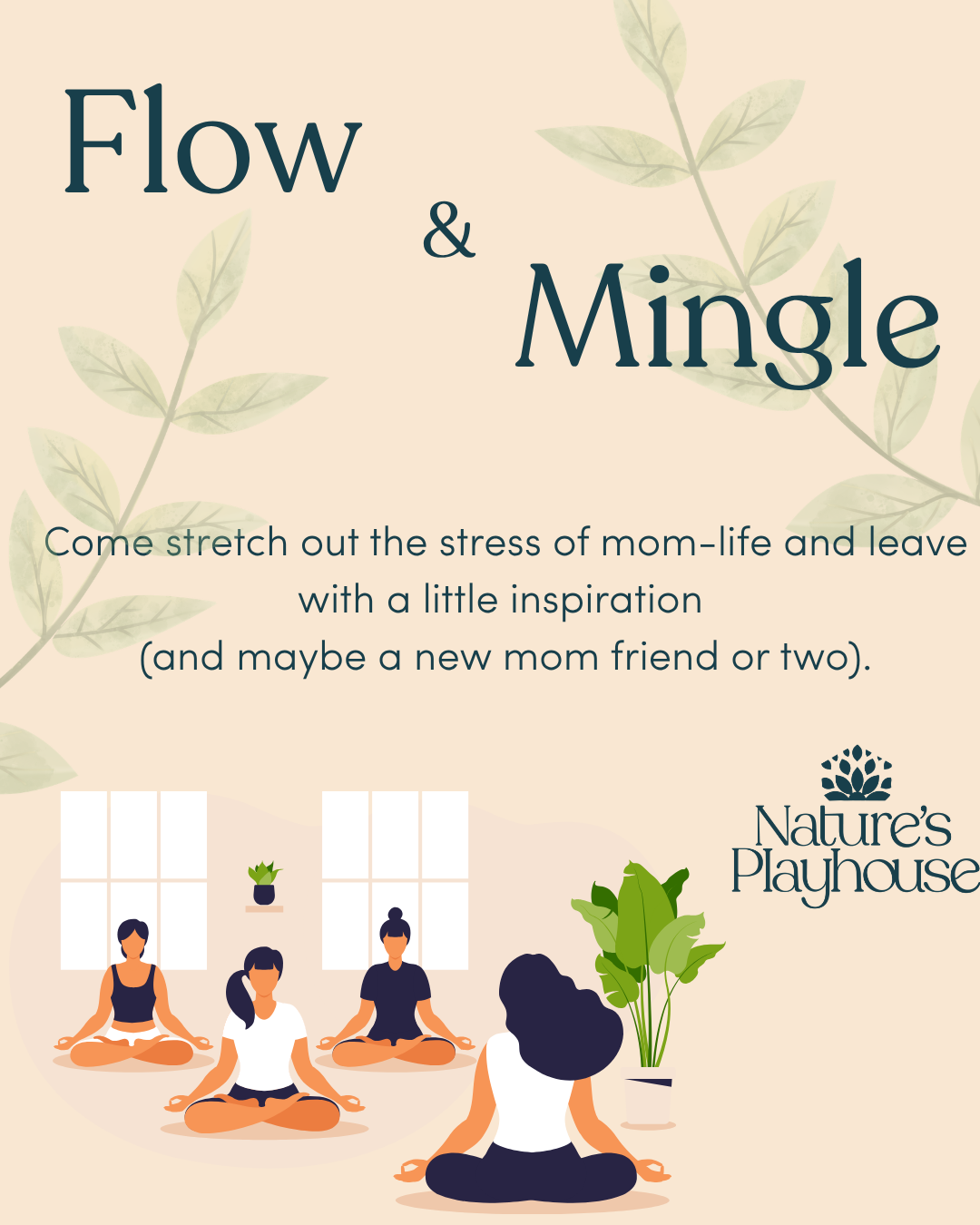 Flow &amp; Mingle- Yoga Social Event for Moms