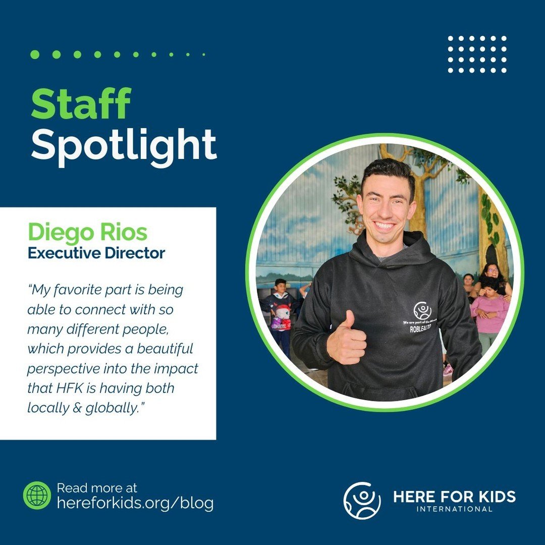 Introducing our ✨Staff Spotlight Series✨
This week, we start with Diego - our Executive Director! 💙

We hope to showcase the valuable contributions and accomplishments of our staff, highlighting their individual talents and dedication to HFK. Keep a