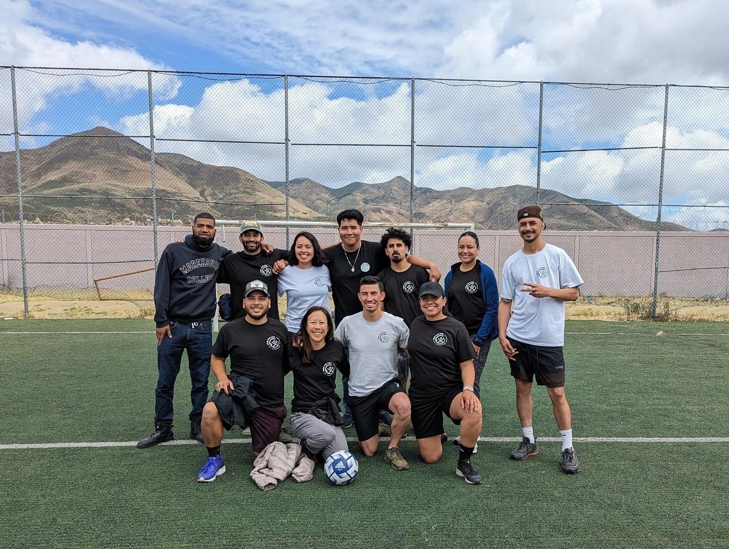 Mexico Day 2 Recap: On Sunday, the team attended early morning mass and had a traditional Mexican breakfast of chilaquiles, beans, and eggs. ⛪️🍳🇲🇽

They prepped some equipment and headed to the community of La Antorcha to host a soccer clinic. Due