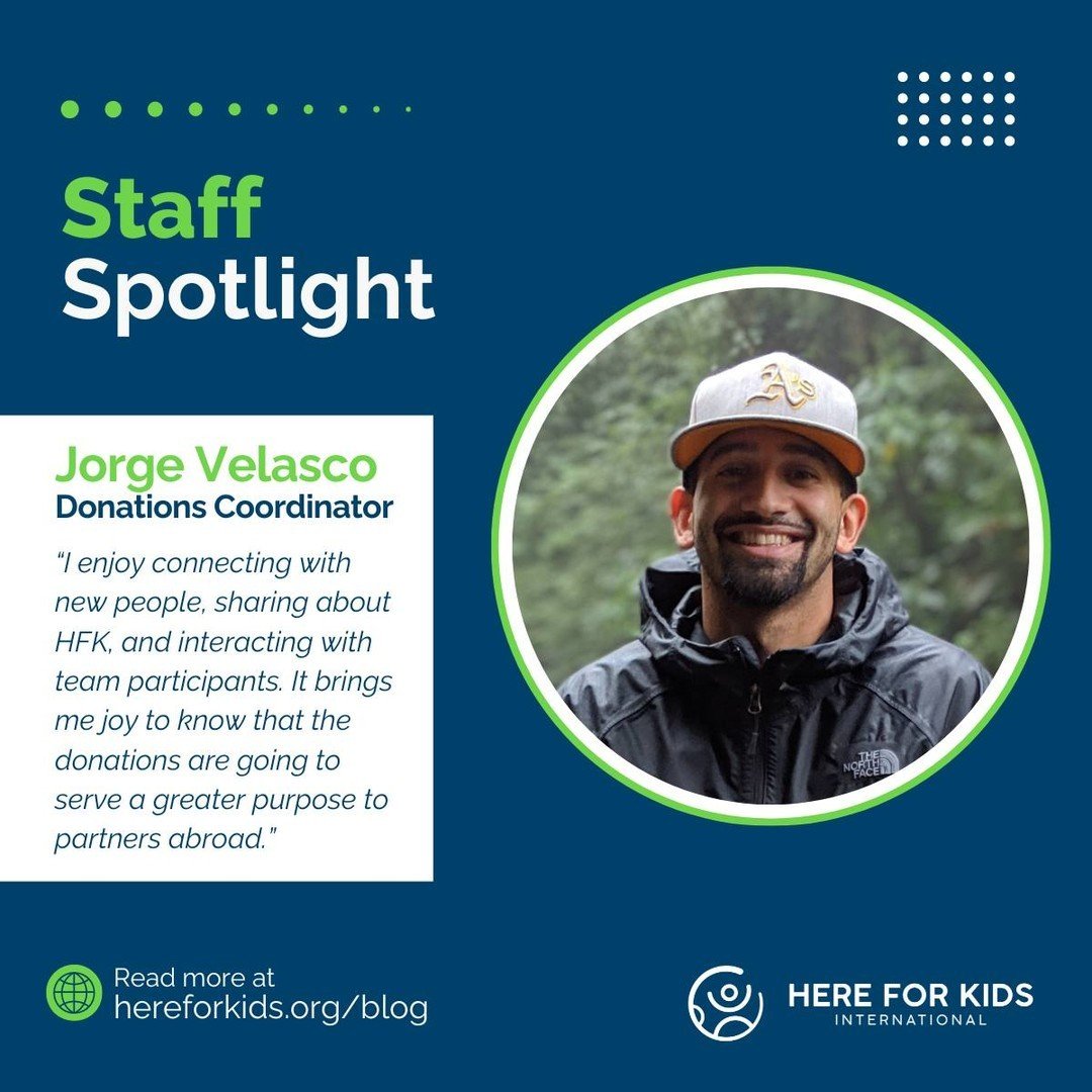 In the final week of our ✨Staff Spotlight Series✨ we&rsquo;re featuring Jorge, our Donations Coordinator! 💙

Jorge is responsible for coordinating donation pick ups and drop offs, organizing donations, and assisting teams with donation preparation f
