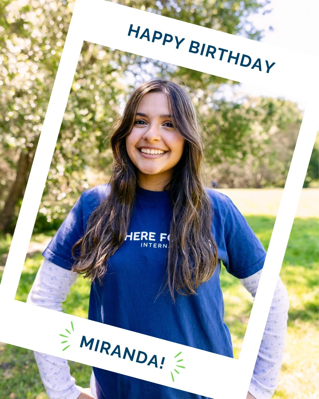 Happy birthday to our HFK intern, Miranda! οΏΌοΏΌοΏΌππ
We are so thankful for all she does. She got to attend her first HFK service trip this year and just recently got back from helping with the retreat and reunion! πβ¨
Join us in wishing her a very
