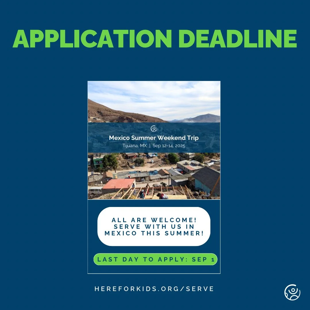 The Mexico application deadline is coming up soon! September 1st is the last day to apply for this trip! πβοΈ
Spend a weekend in Mexico making a difference through service and building meaningful connections with the community! π²π½β°οΈ
For more det