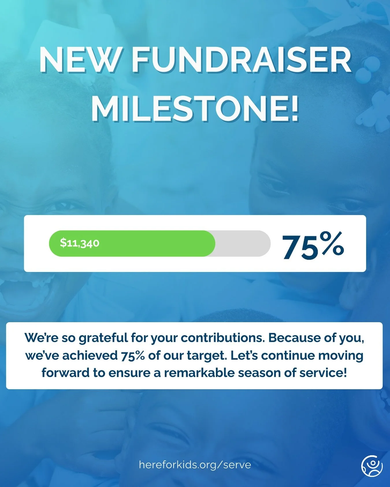 🎉 We just hit 75% of our 15-Year Anniversary Campaign goal - and it&rsquo;s all thanks to YOU!

Your generosity helps fuel our international service trips, empowering both the communities we serve and the trip participants who serve with us. 🌍💙

✨