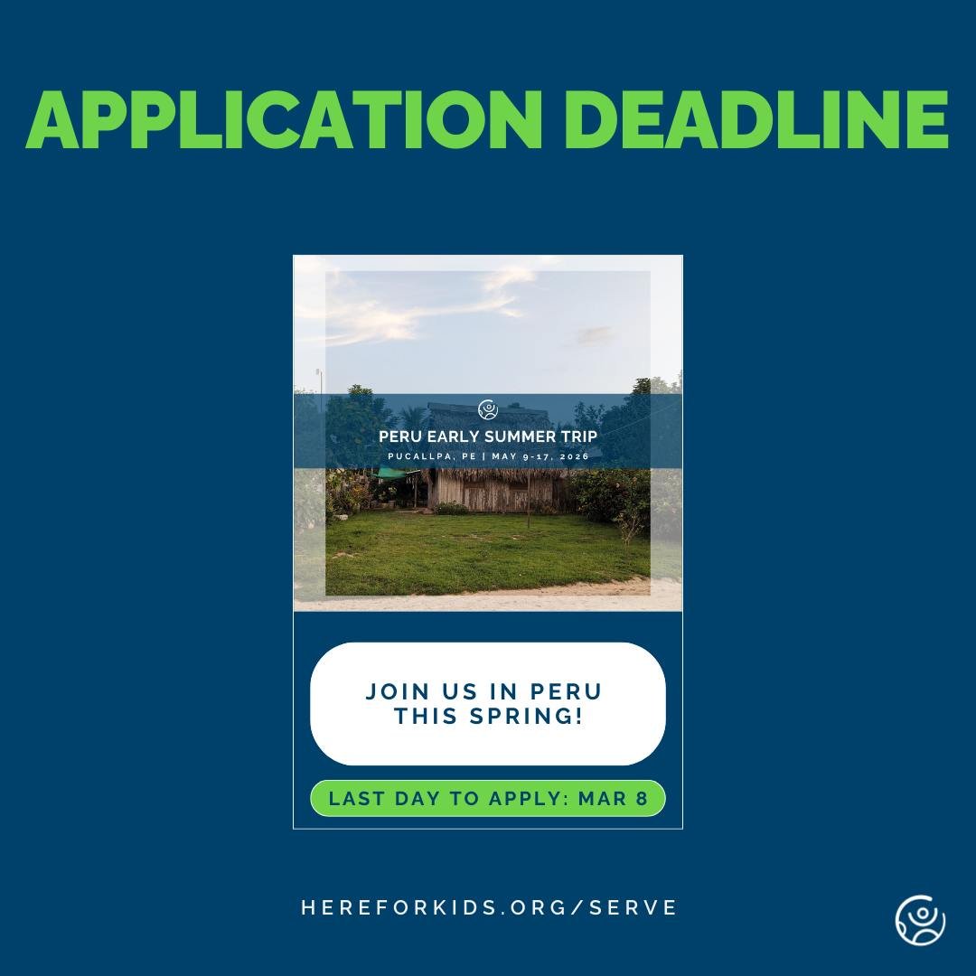 If you've been thinking about it, now is the perfect time to apply for our service trip to Peru! 🇵🇪

May 9-17 we&rsquo;ll be working with local communities and building meaningful relationships through service.

🗓 Deadline to apply: March 8

🌐 Mo