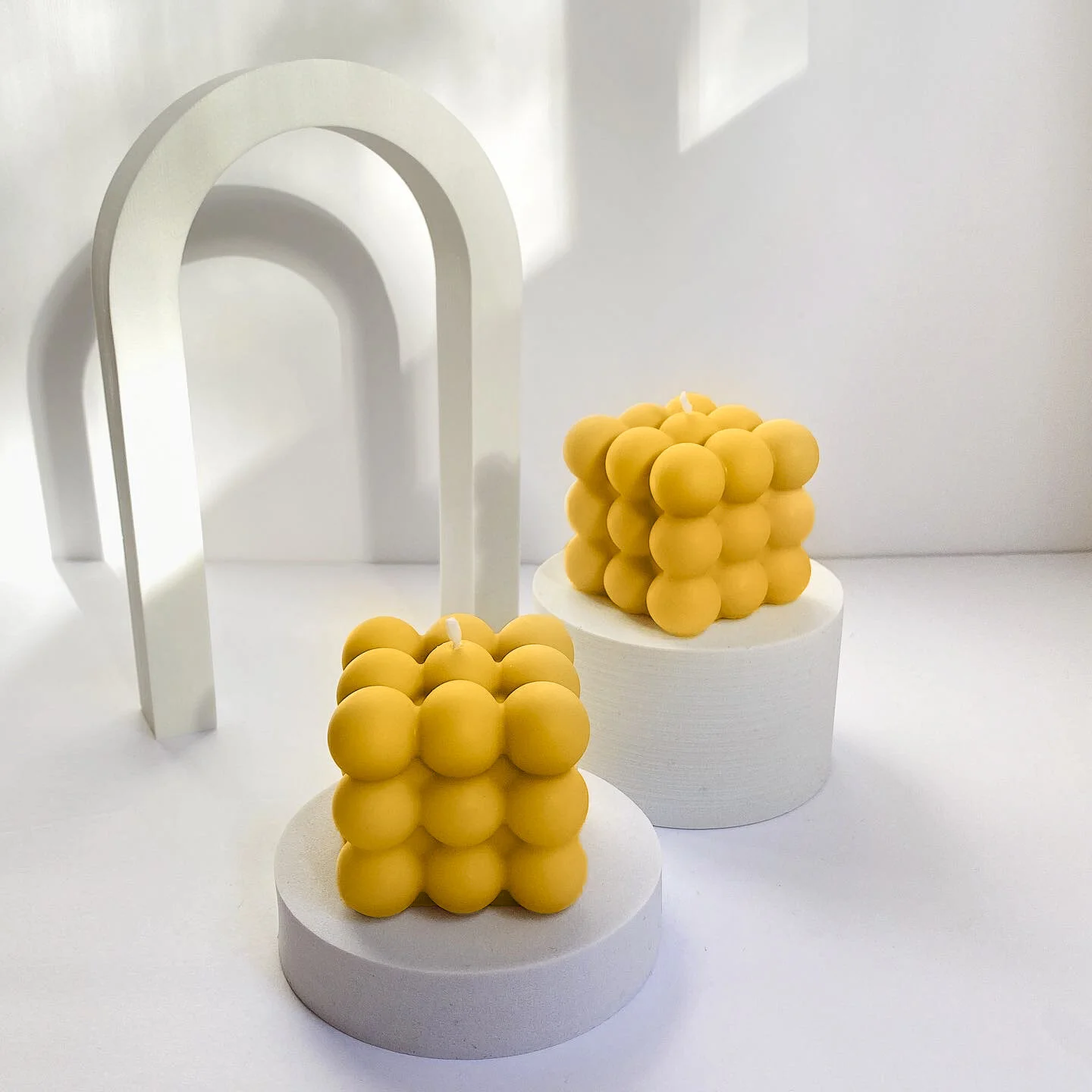 Beeswax Bubble Candles