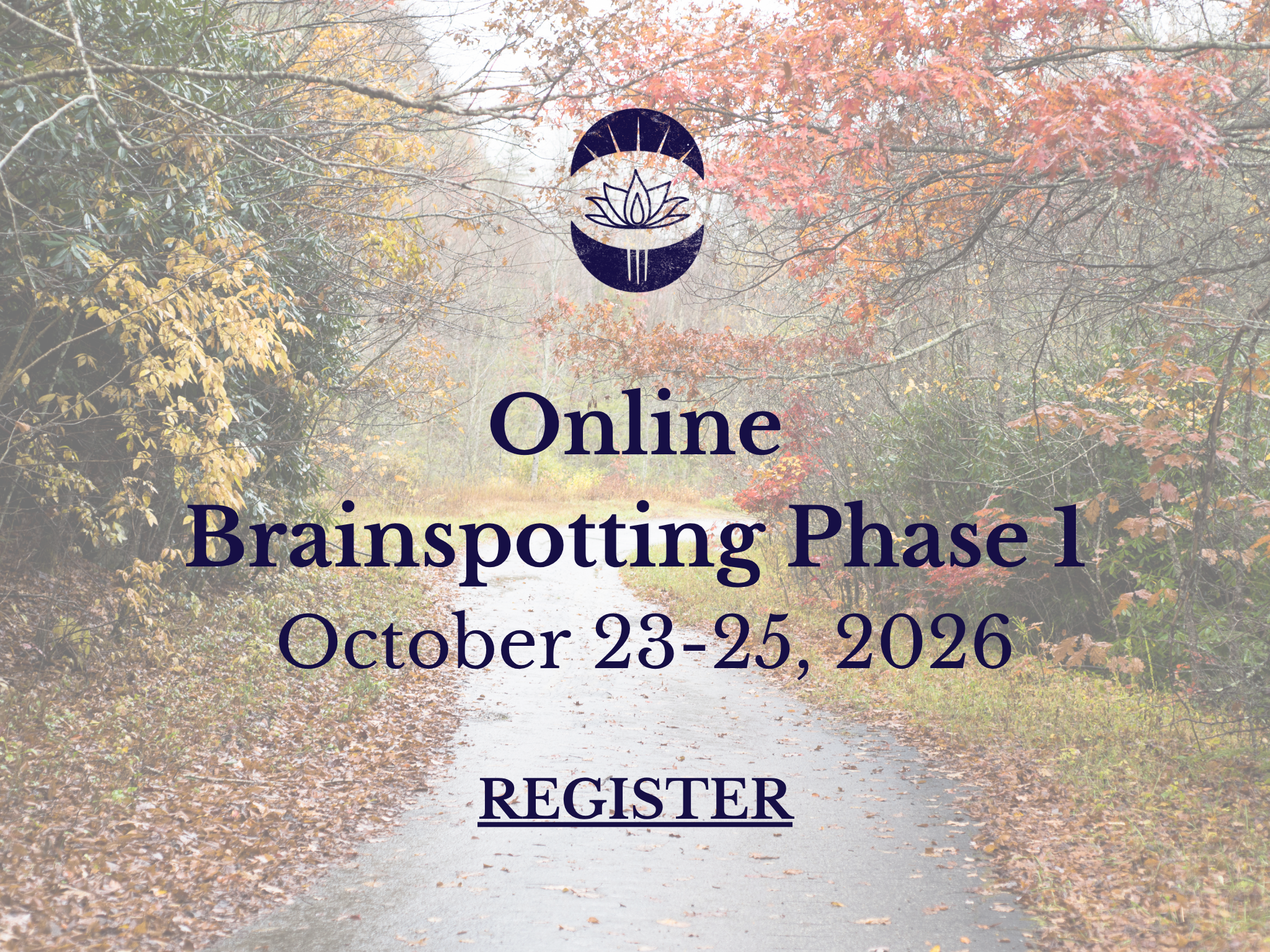 Brainspotting Phase 1 Training- Online via Zoom (October 23-25, 2026)