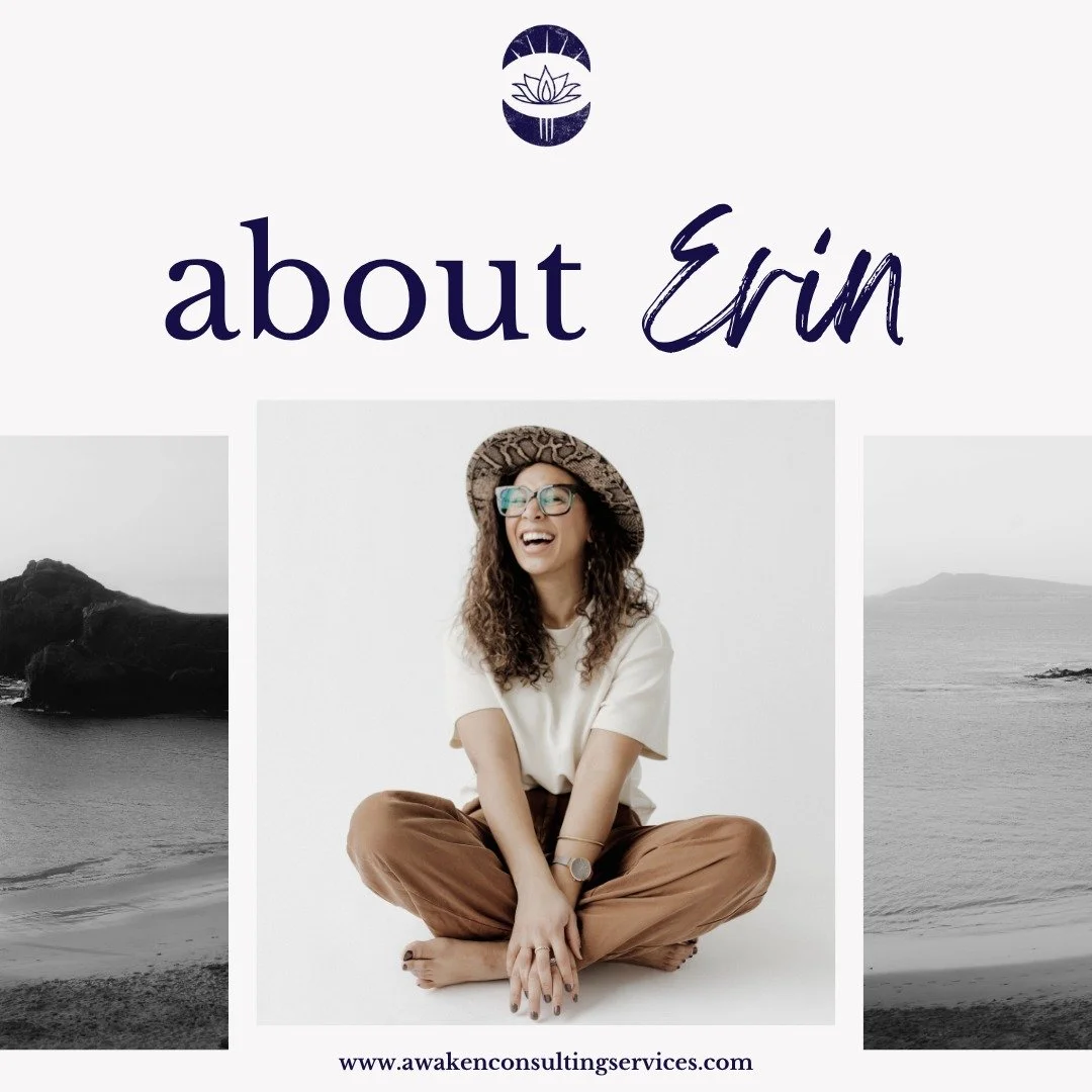 This week is learning about the folks who make up Awaken Consulting Services! 

Meet Erin✨

 Erin supports the Awaken Consulting Services community as Executive Assistant and Training Tech Lead (aka B.I.A.--- Brainspotting Intelligence Agent 😎). She