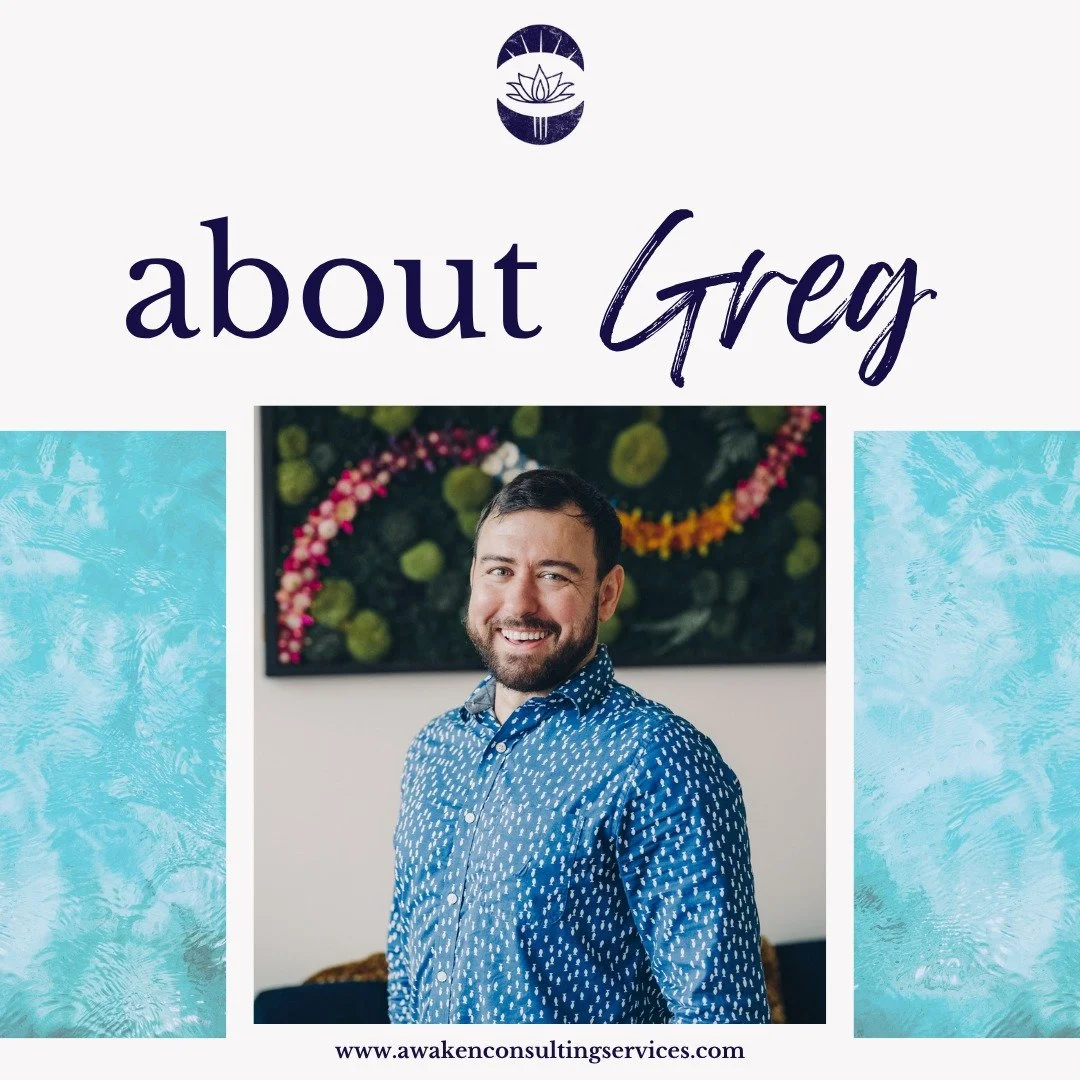 Meet Greg ✨

As a Certified Life Coach, Reiki Master Teacher, Breathwork &amp; Brainspotting Practitioner, shamanic practitioner, and trauma-informed healer, he brings over 10 years of experience in holistic wellness, combining energy medicine, somat