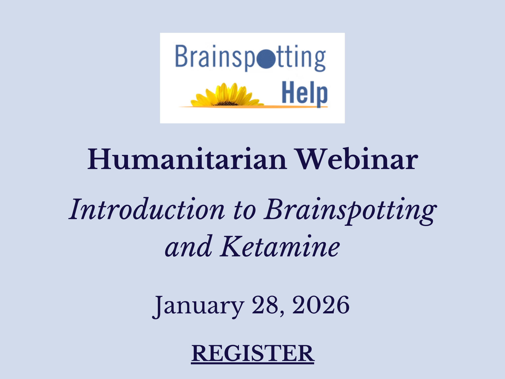An Introduction to Brainspotting and Ketamine Workshop