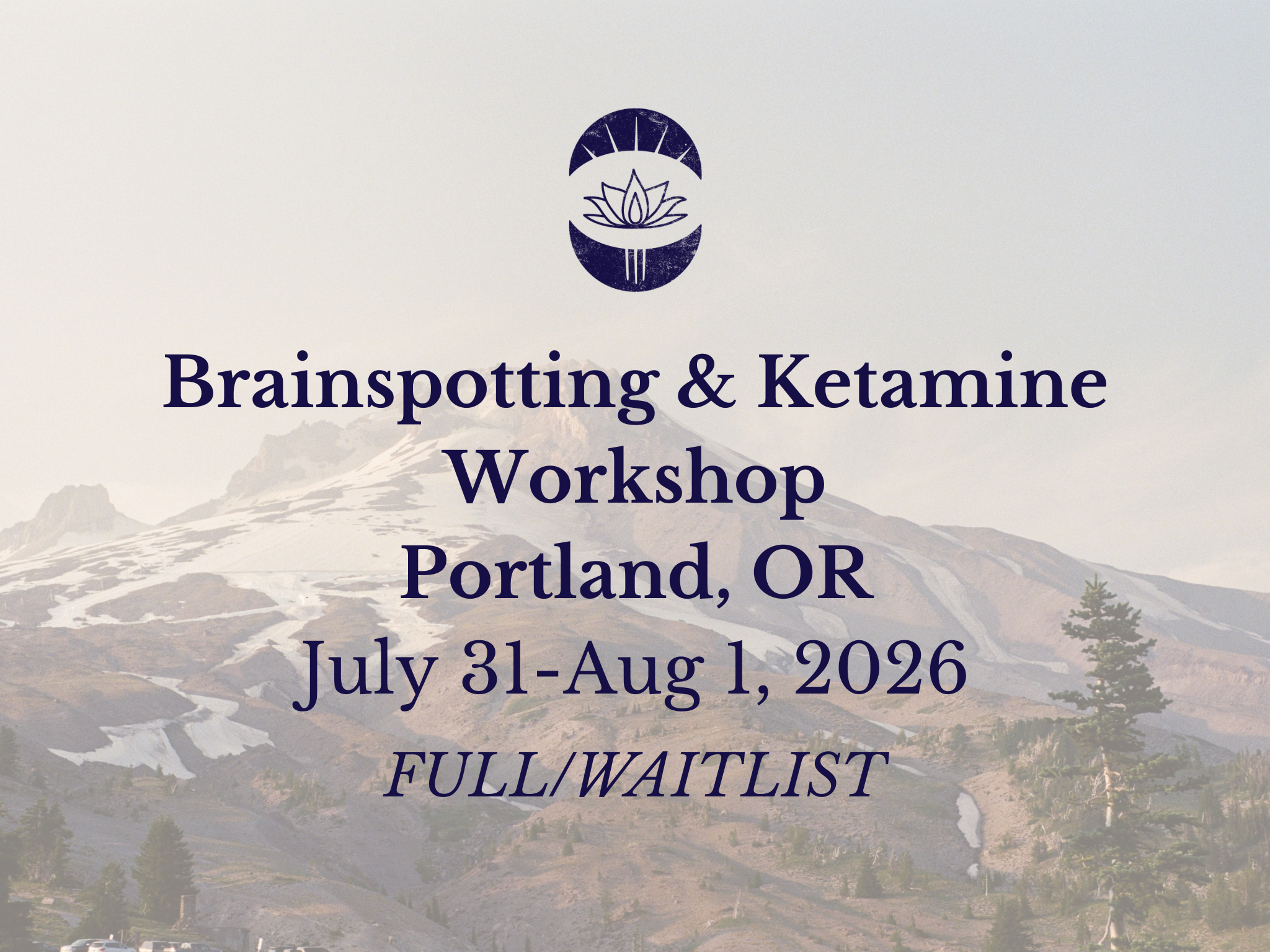 IN PERSON Brainspotting &amp; Ketamine Specialty Workshop-Portland, OR (*1 SEAT REMAINING)