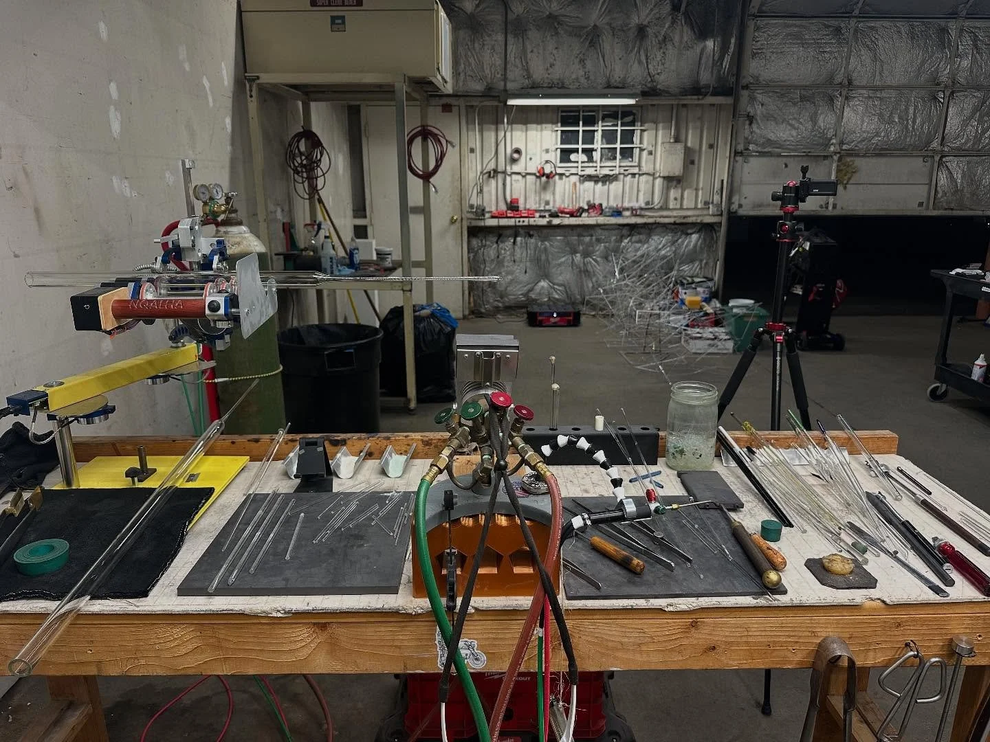 Learning to empty my cup, and staying humble about this time. #glassstudio #studio #art #artstudio #glassart #artist #shop #newjourney #glass #flameworking #maker