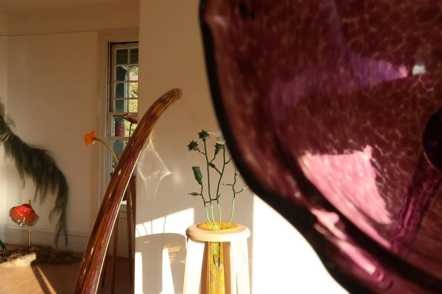 Reflections In Bloom: Glass and Nature Intertwined

#glass #art #artist #bayarea #designer #wood #ceramics #calfornia #gallery #victorian #masion #galleryart #maker #highend #luxury #reflection