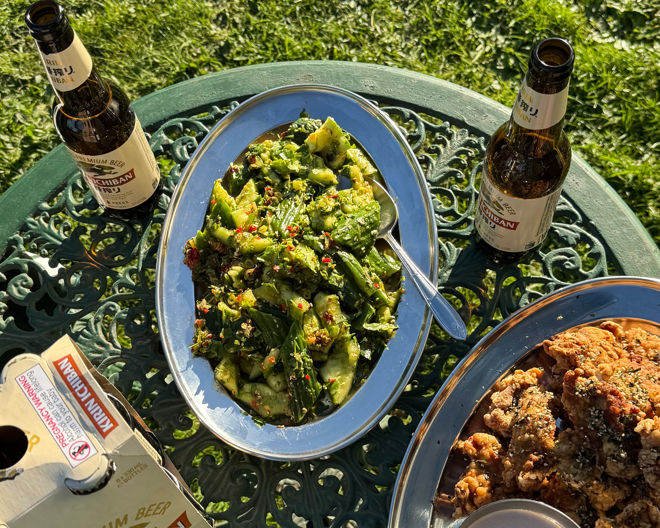 Spicy Smacked Cucumber Salad