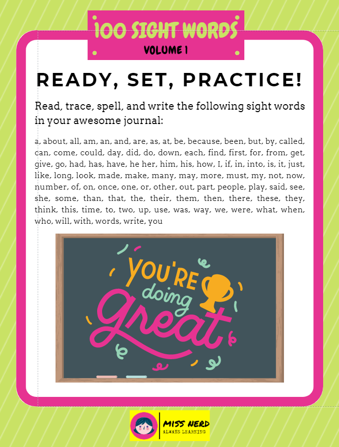100 Sight Words Journal - Back Cover.PNG