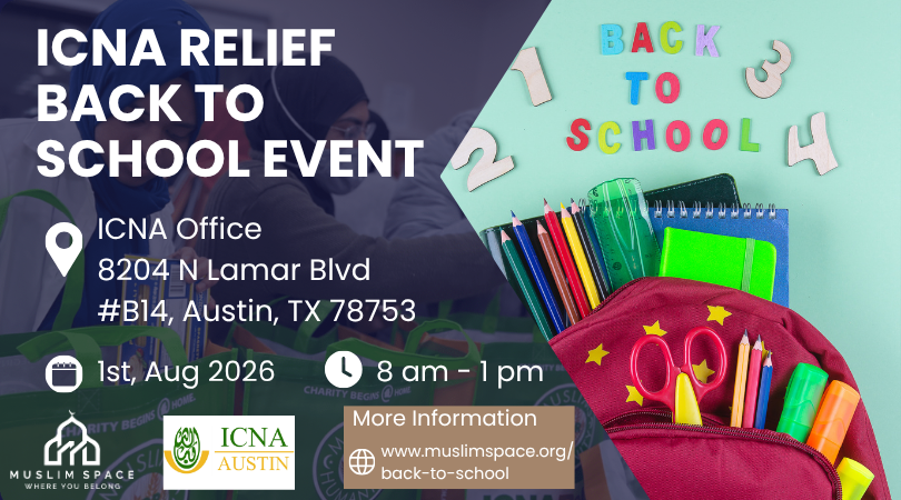 ICNA Back to School Volunteer Event!