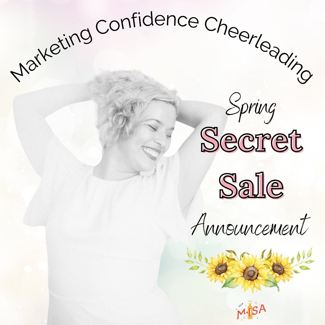 It&rsquo;s baaacccckkk! 😊😊😊😊
 
The world deserves your work, and you deserve a marketing mindset of joy and ease.

If any of the above is standing in the way of magnetic, irresistible marketing that is actually fun for you to make... you&rsquo;re