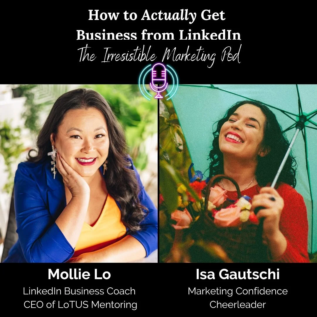 Hold up, there is a fun (&amp; lucrative) side to LinkedIn! But if your LinkedIn Profile is a holdover from your sanitized corporate days, it&rsquo;s likely you don&rsquo;t know it yet.

In this episode of The Irresistible Marketing Pod, LinkedIn Bus