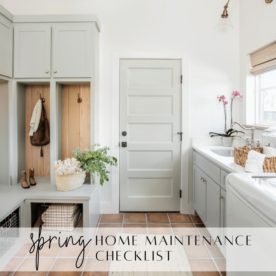 Spring is here! That means it&rsquo;s time to stop hemmin' and hawin' and get after some home maintenance projects. A few ideas to get you started:⁣
⁣
Indoors: ⁣
⁣
&bull; Get down and dirty by scrubbing those baseboards, trim, doors, walls, and handl