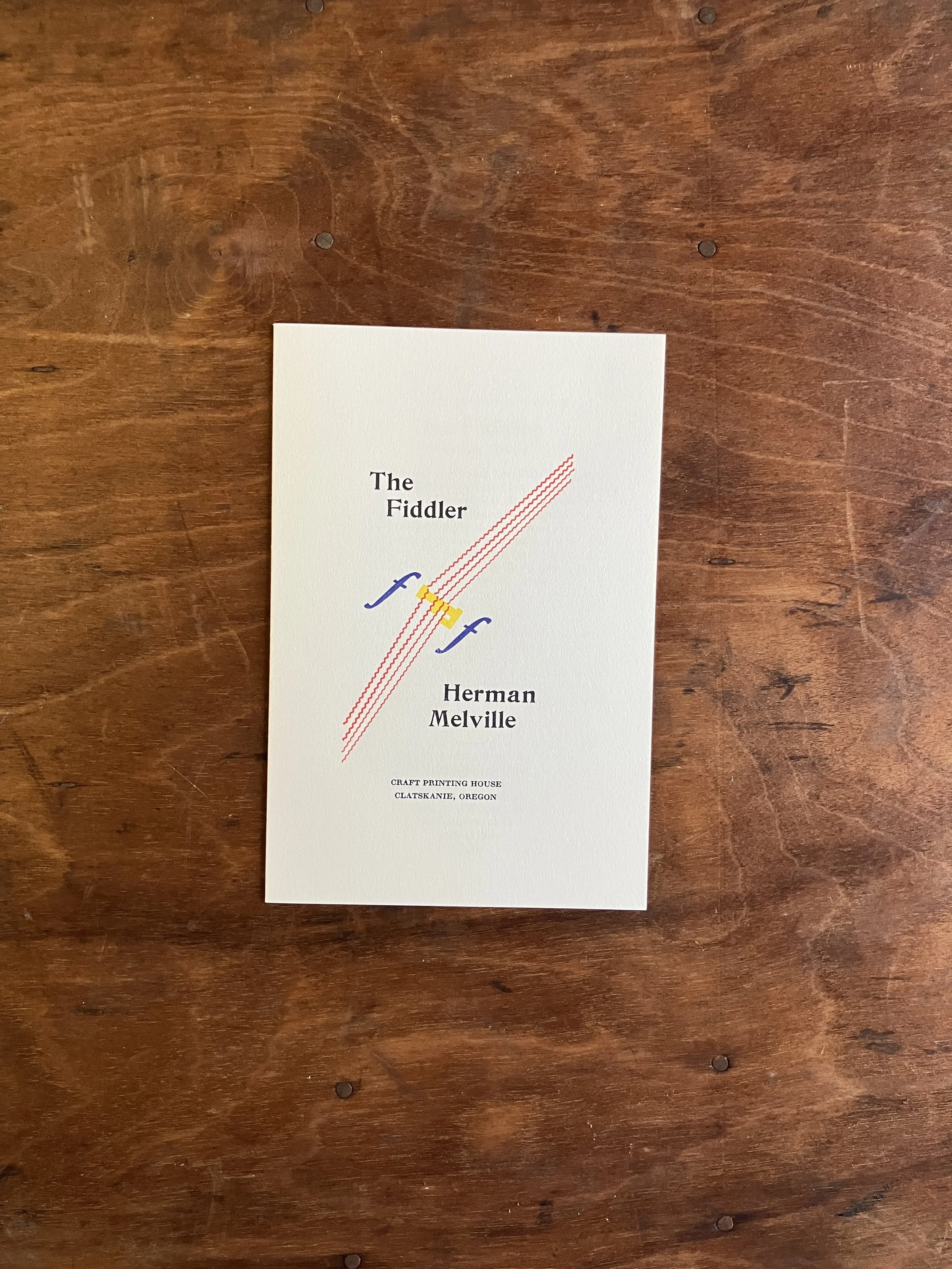 The Fiddler (Numbered Edition) — C.C. Stern Type Foundry