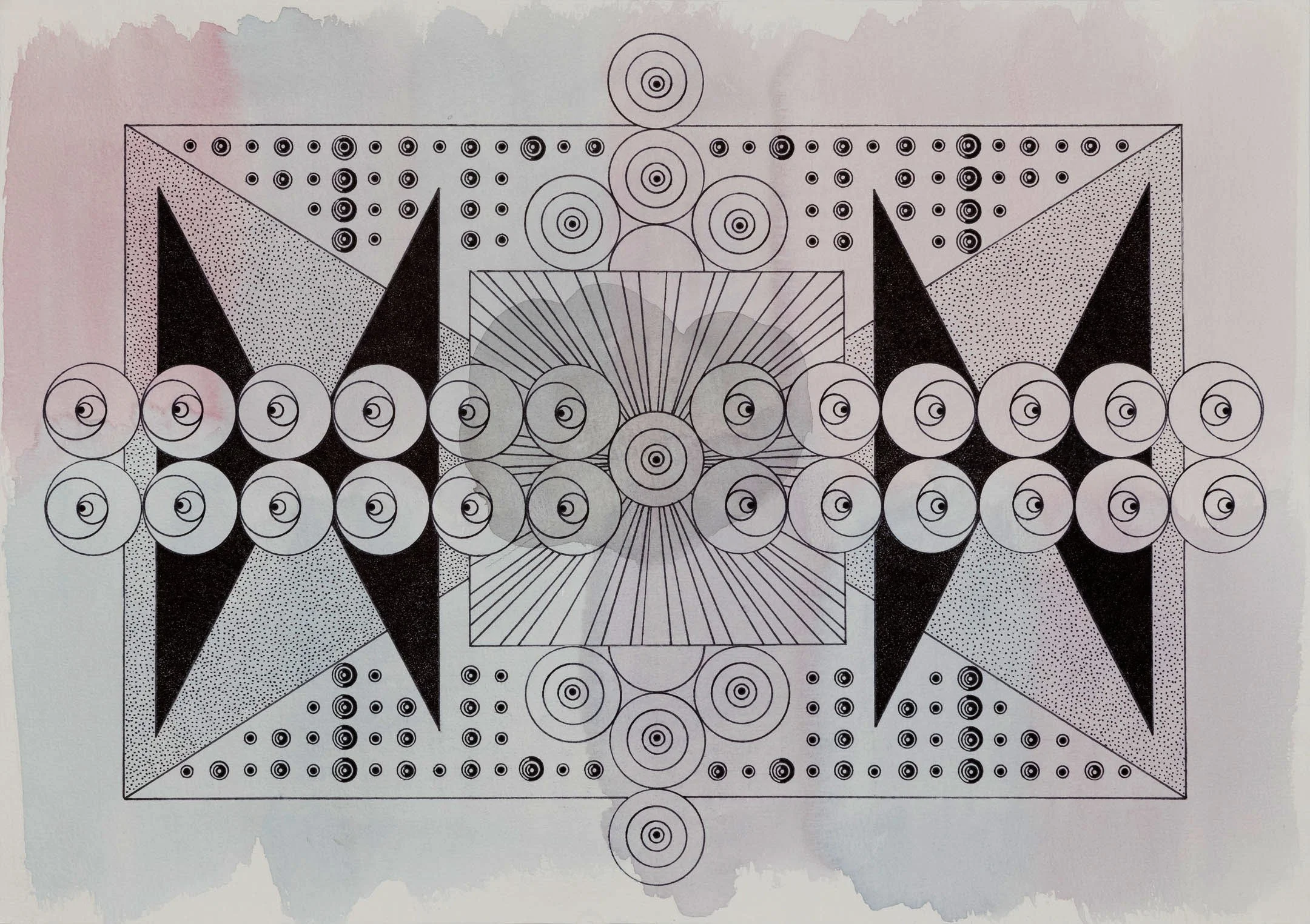 Steven Asquith
Analogue 1, 2023
Watercolour and ink on paper
55 x 43.2 cm (framed)