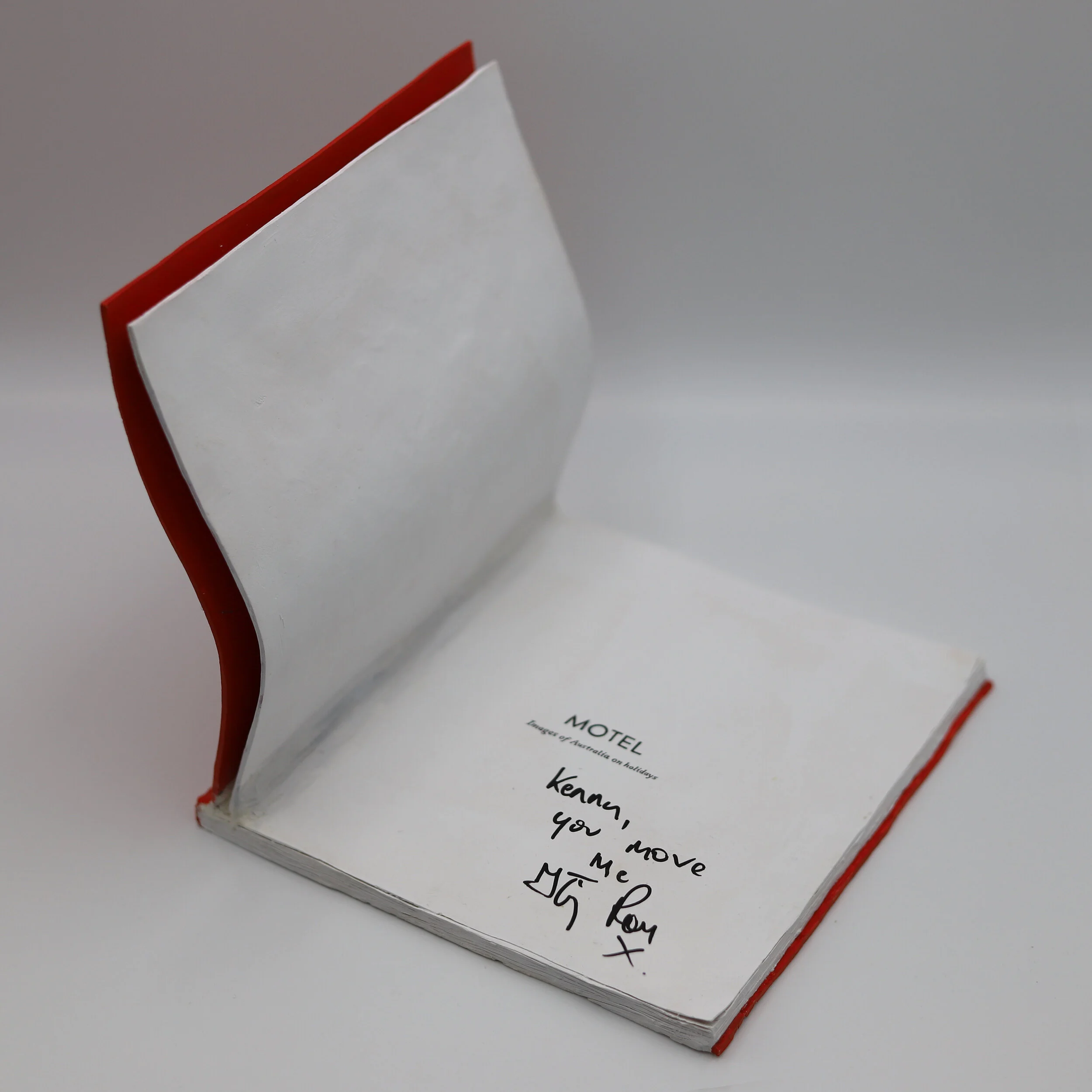 Tim Ross' 'MOTEL' book sculpture, 2019 — Kenny Pittock