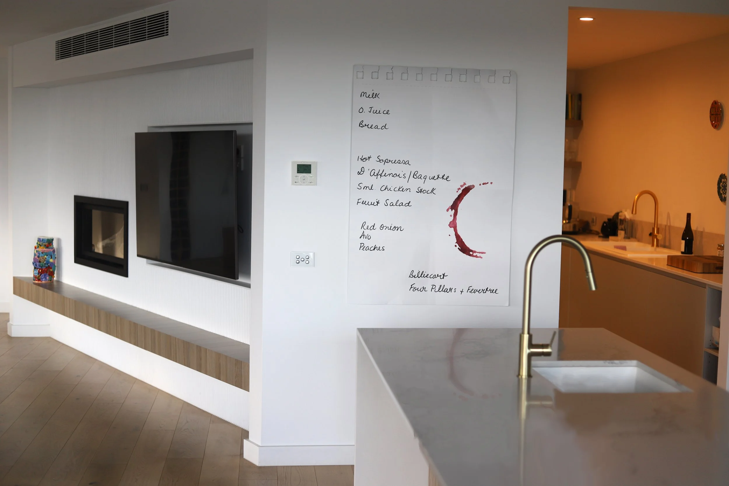 (Photo of the work installed in a private collection)