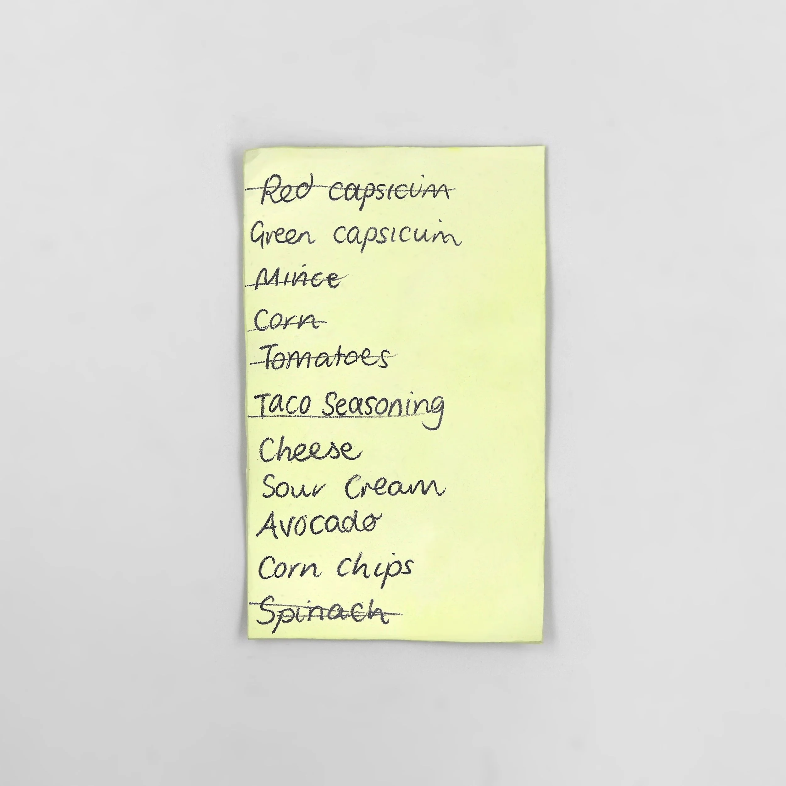 9. Red capsicum, green capsicum