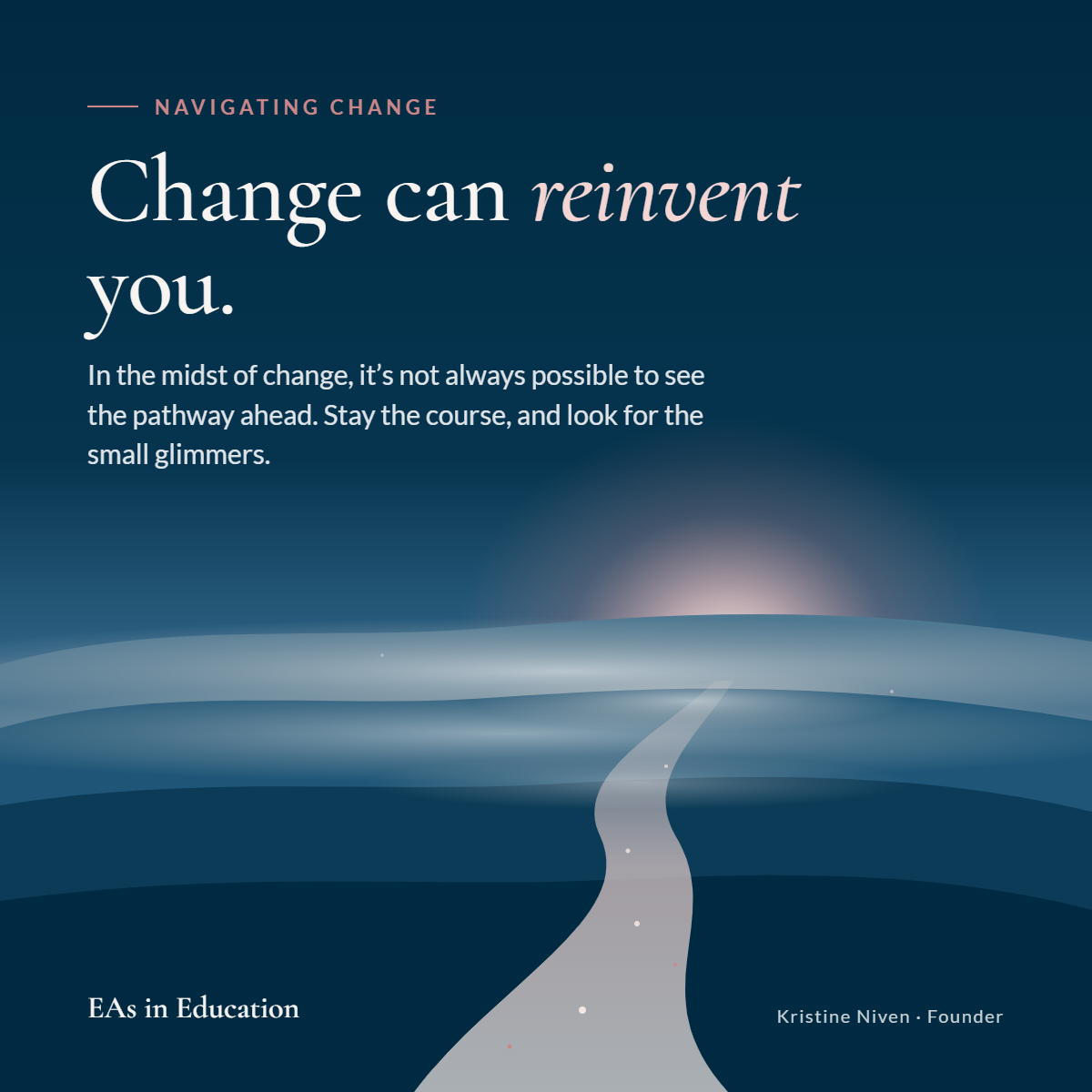 Change can be a wonderful thing
