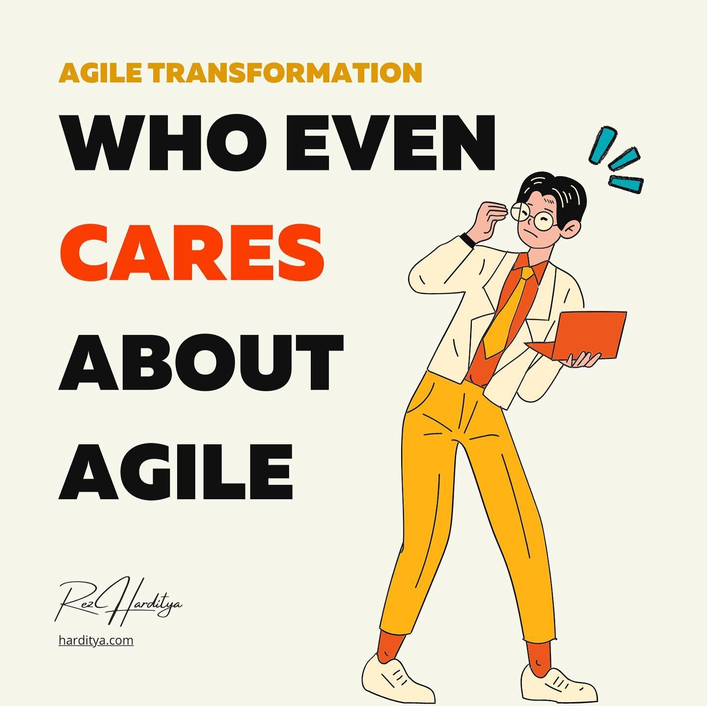 ‪Does agile even matter?‬
‪If so, how does it matter to you?‬

‪With so many versions of agile practices, it's easy for us to get caught up on things that don't really matter in the bigger picture.‬

‪Here's some tips on how to reflect on this situat