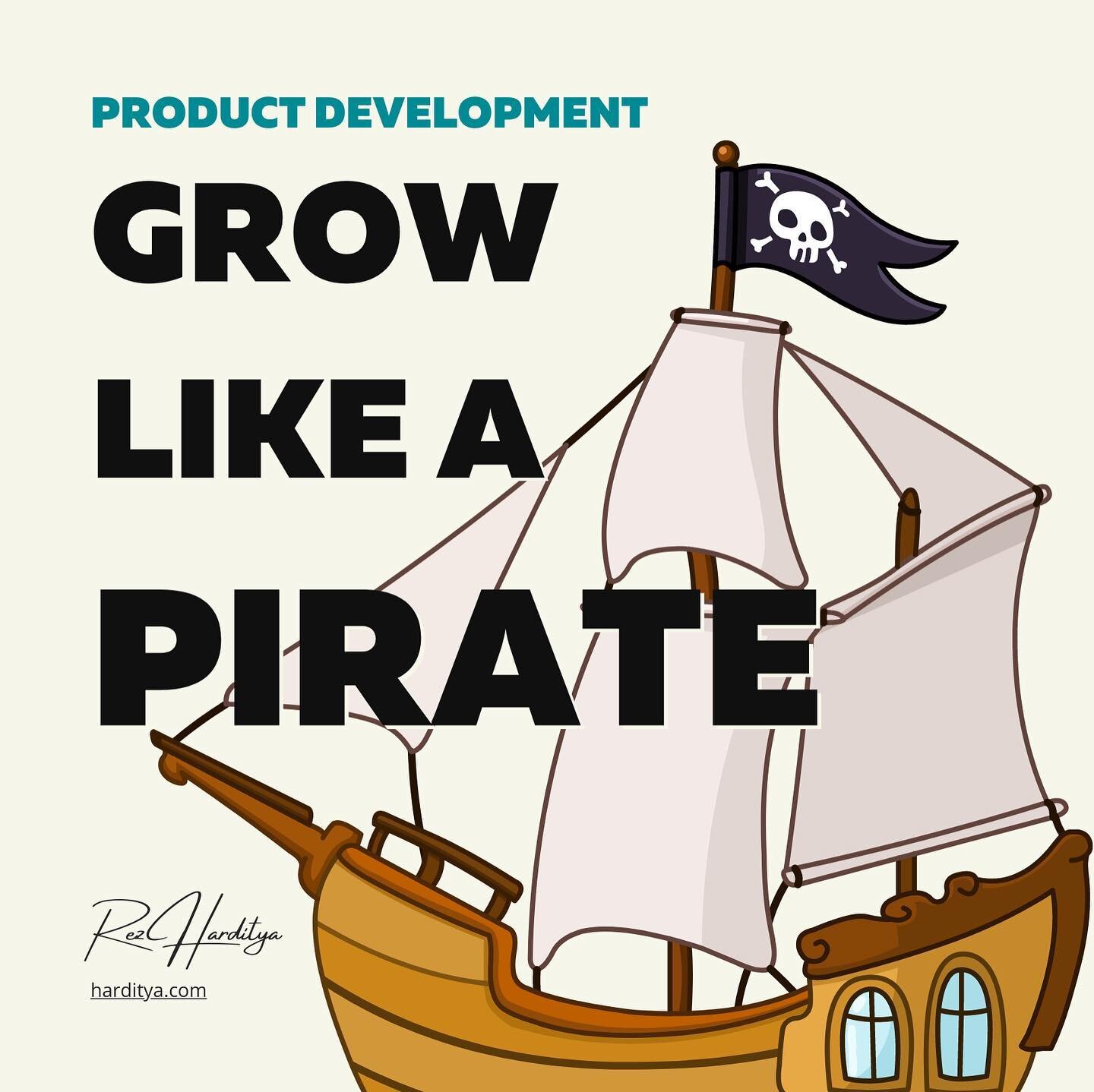 Growing your product? Here&rsquo;s how a pirate would do it 🏴&zwj;☠️

&mdash;&mdash;
#agilecoaching #productdevelopment #growthhacking #productgrowth