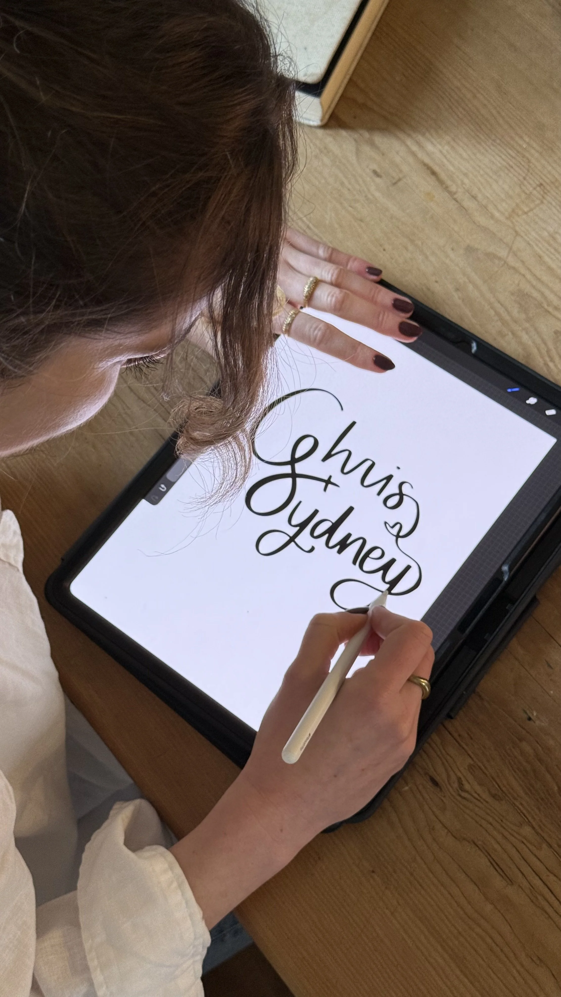 Trix Creative Wedding Stationer Handwriting