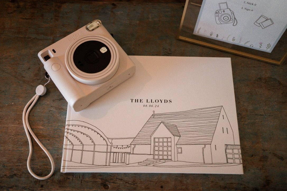 Guest Book Old Gore Barn Venue Illustration Trix Creative