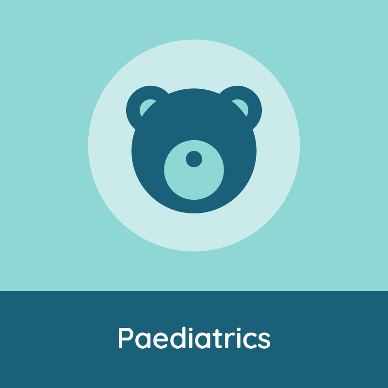picture of a teddy bears face representing paediatrics