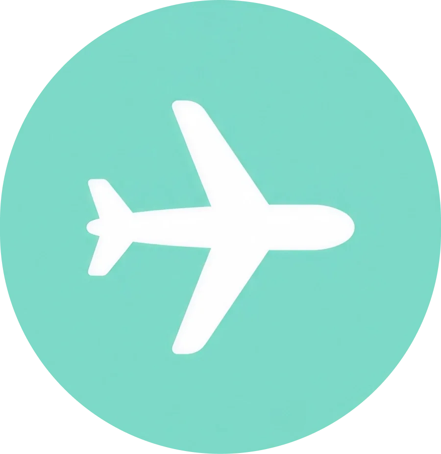 aeroplane icon symbolising Coogee Beach Doctors' Travel vaccinations service