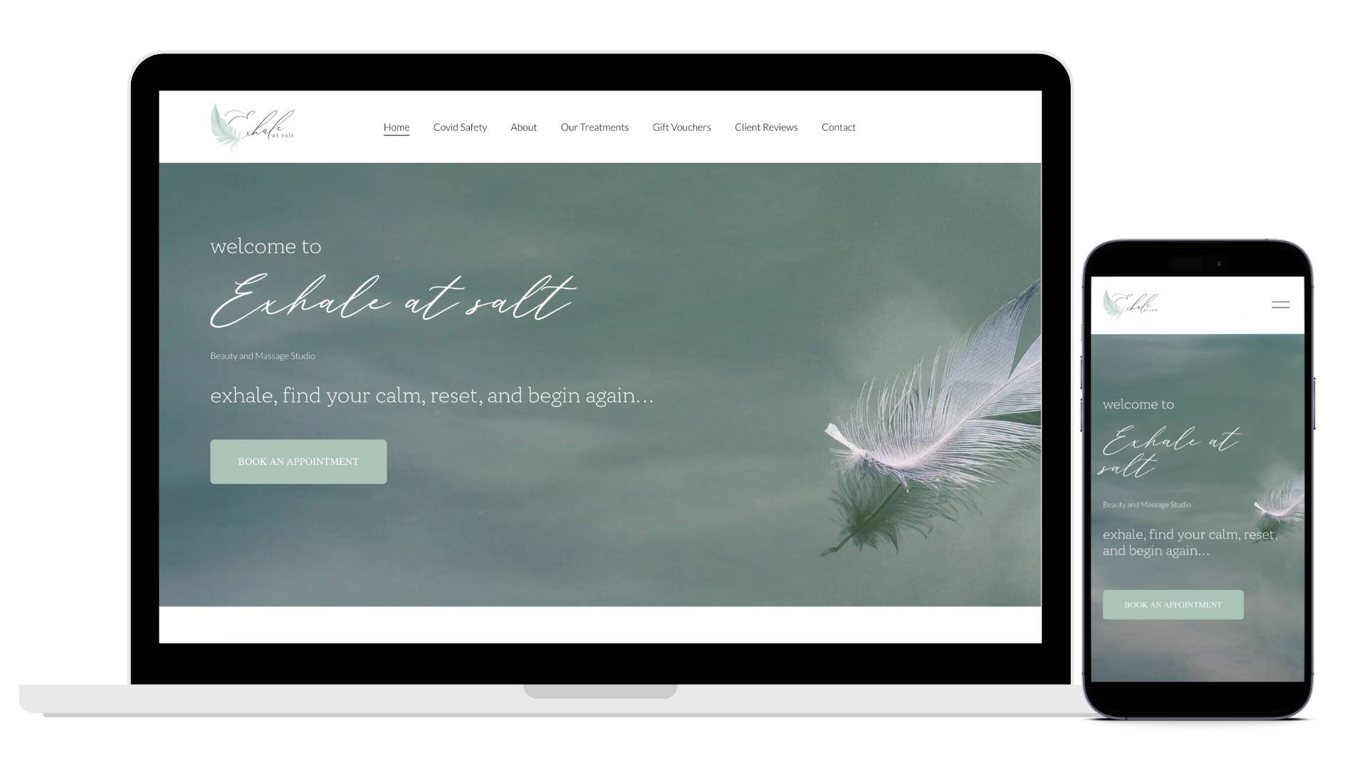 Squarespace - Exhale at Salt