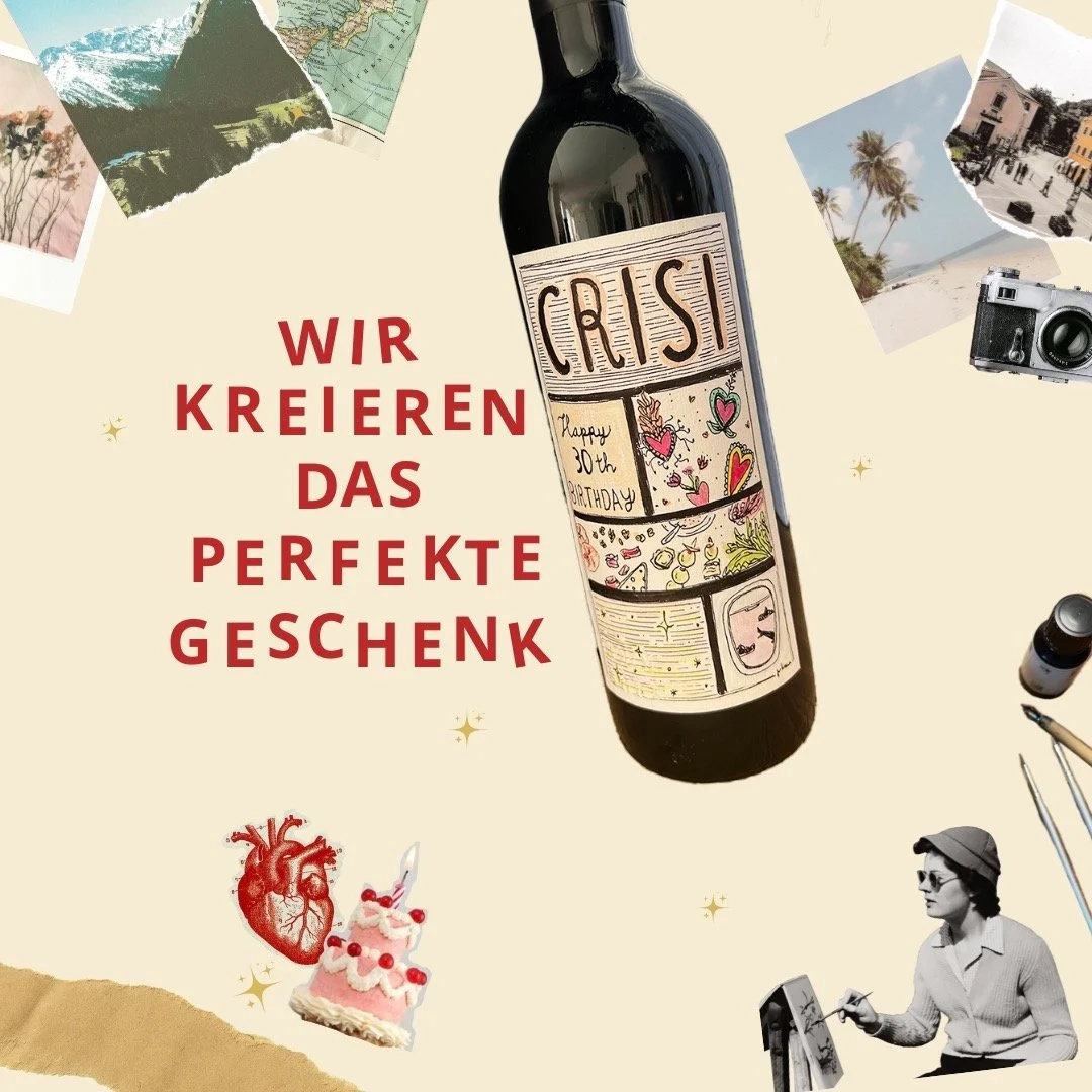 M&ouml;chtest Du Deine Liebsten auf besondere Weise &uuml;berraschen? Wie w&auml;re es mit einer individuell gestalteten Flasche Wein!🍷❤️🎁 W&auml;hle Deine Lieblingsweinsorte aus unserem Sortiment aus, und wir gestalten das Etikett ganz nach Deiner
