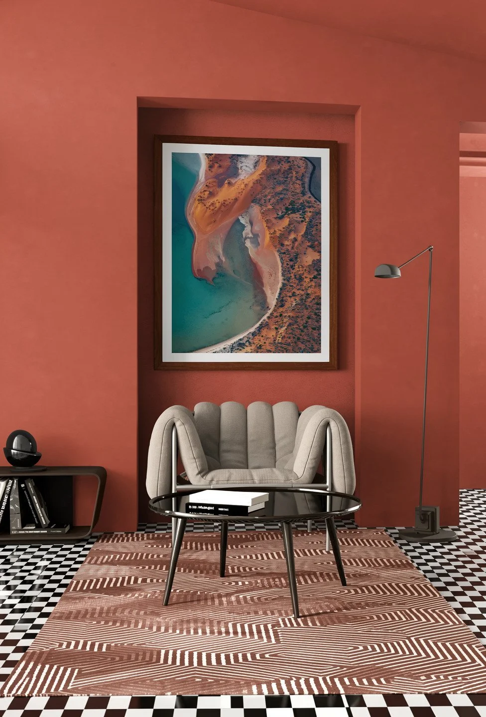 Living room with a designer chair-Angled.jpg