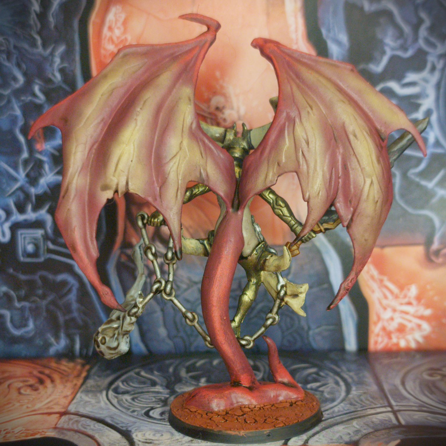 Massive Darkness 2: Hellscape Lyidan, Incubus Lord rear view