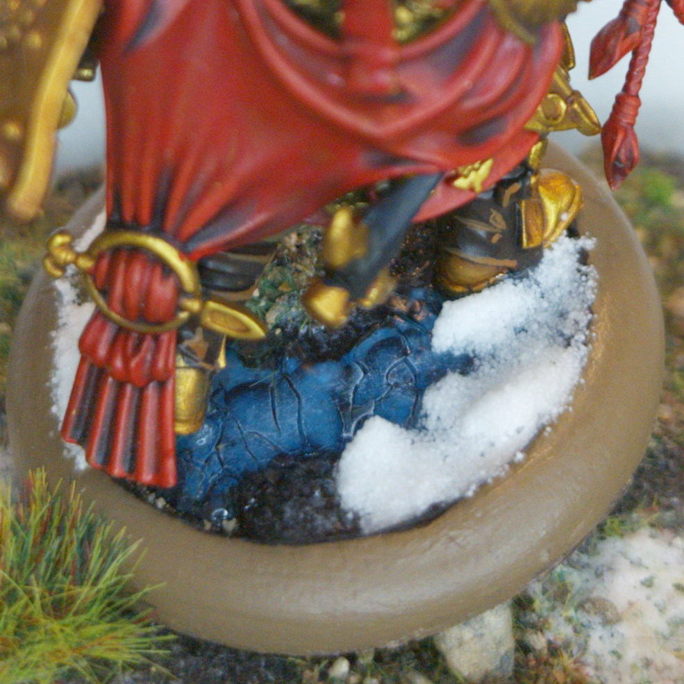 Tiny world base with crack ice effect