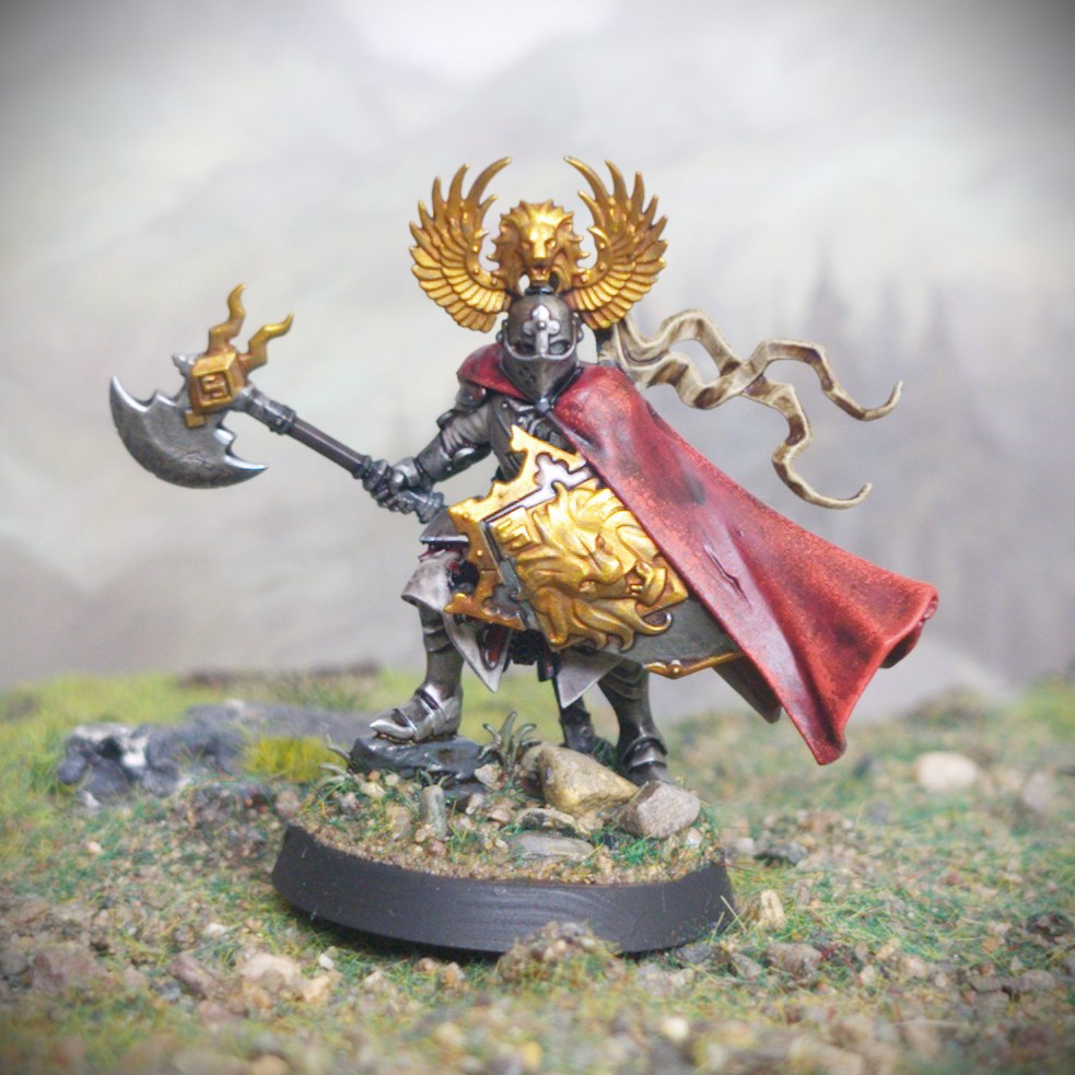 Warhammer Quest Darkwater Edmark Valoran, the Manticore Knight