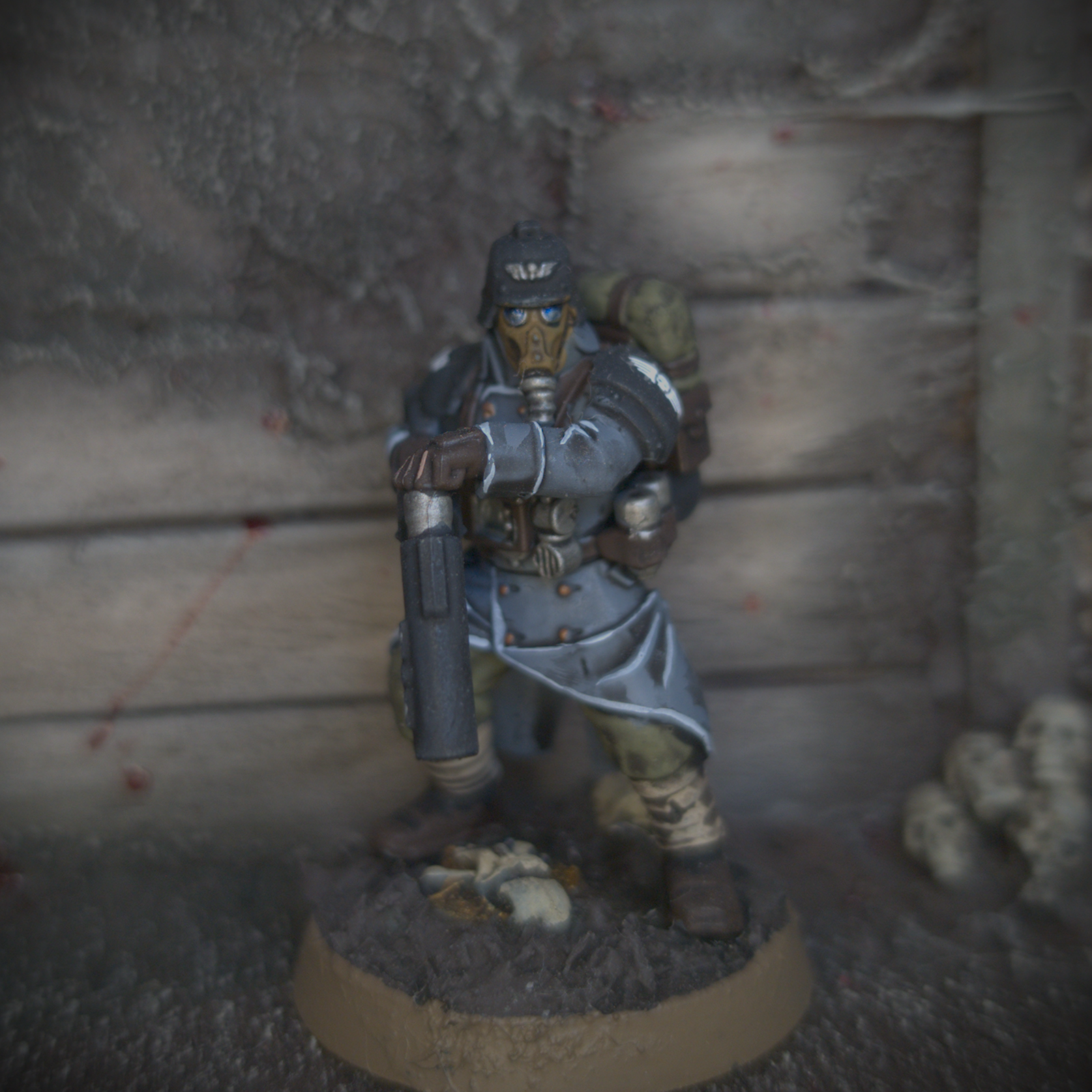 Death Korps of Krieg Gunner with grenade launcher