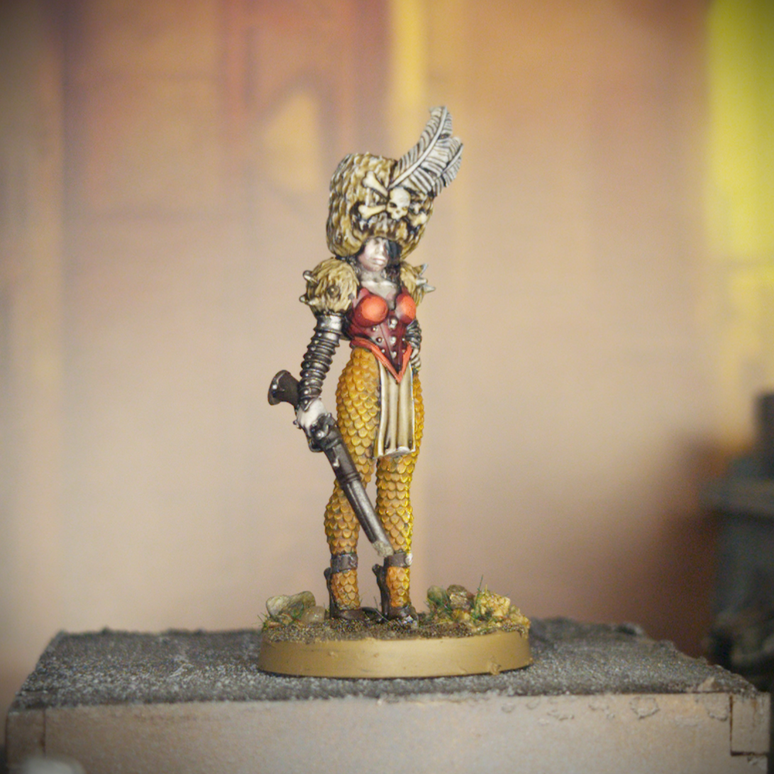 Mörderin by John Blanche Boarding Hussar