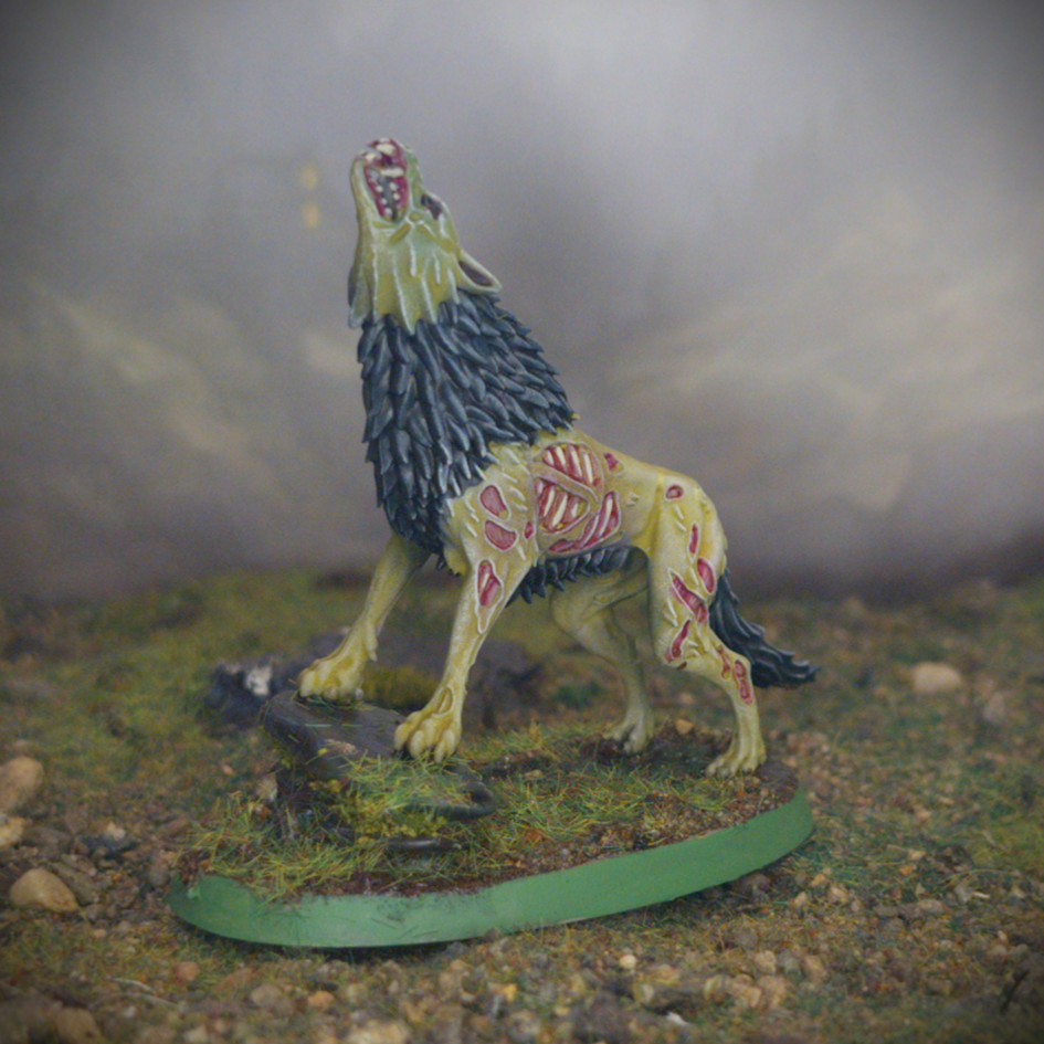 Soulblight Gravelord Dire Wolves Pack Leader