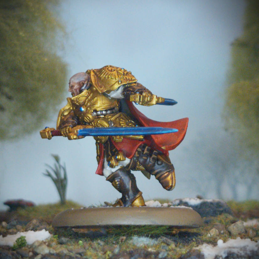 Adeptus Custodes Blade Champion profile view