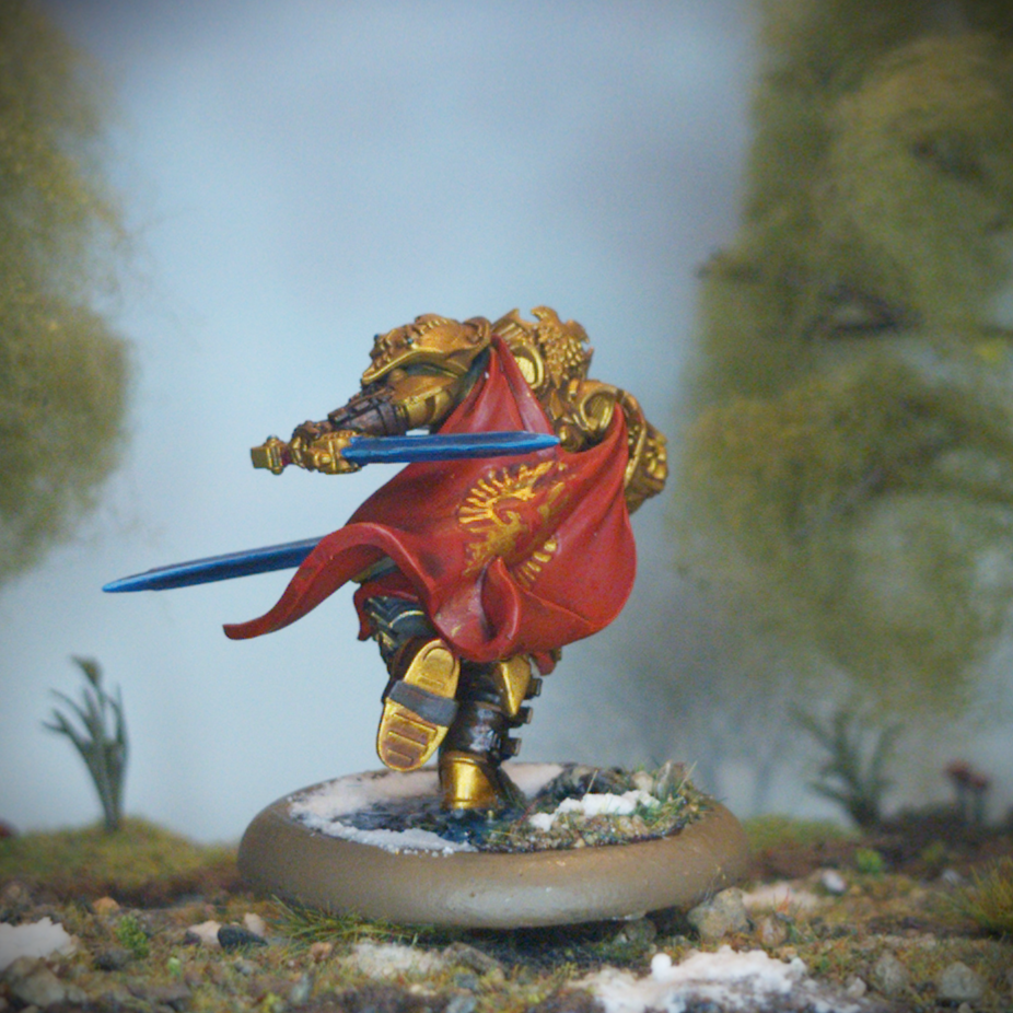 Adeptus Custodes Blade Champion rear view