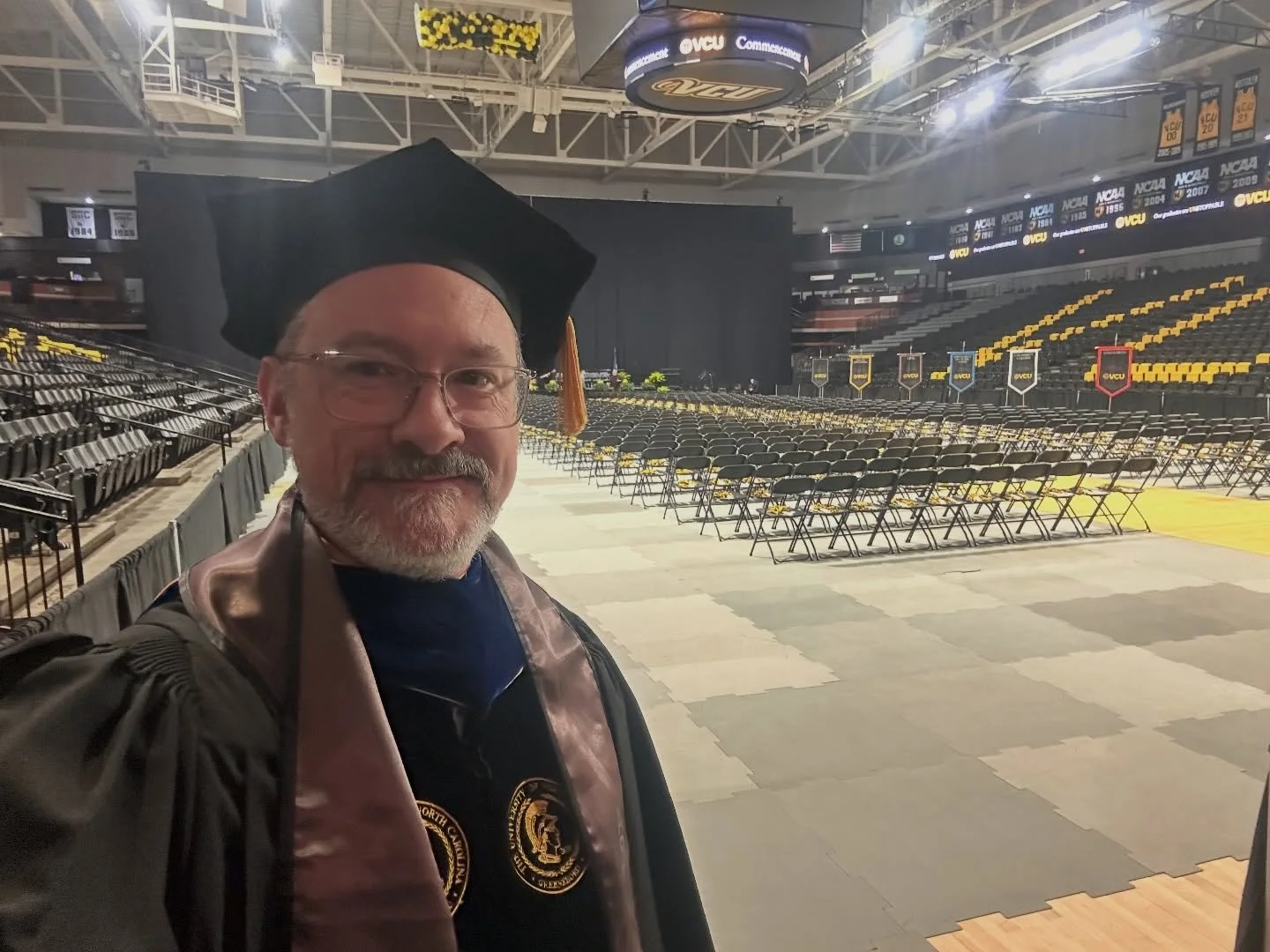 Today I had the honor of attending and participating in VCU&rsquo;s December Graduation Ceremony, celebrating our newest graduates. I was grateful to be asked to serve as a faculty marshal, with the responsibility of escorting all School of the Arts 