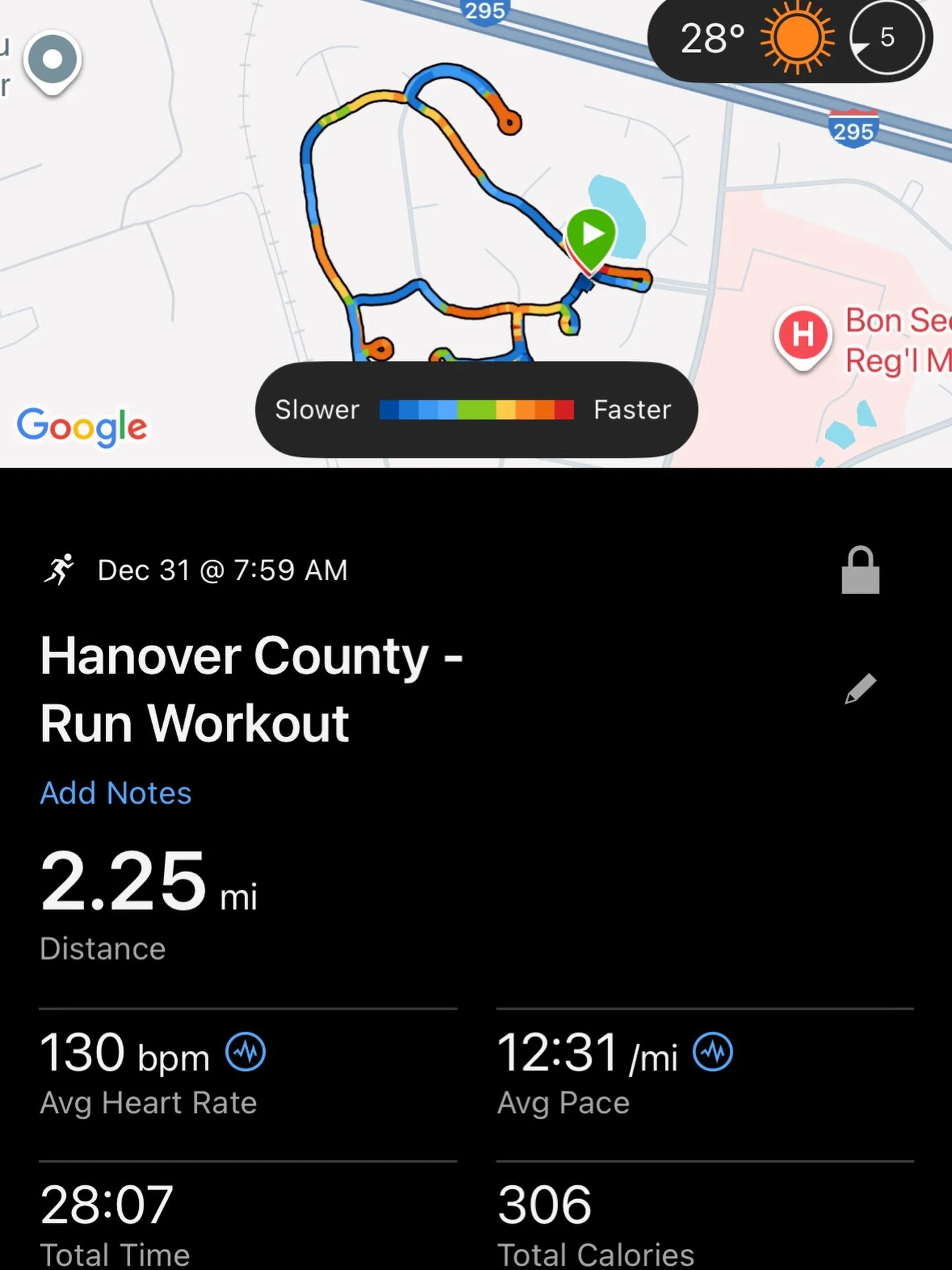 Back at it. Doing the work. 🏃&zwj;♂️💪

Monday&rsquo;s first run back was hard&mdash;a real reminder of what it feels like to restart after being sedentary.
Tuesday was core work&hellip; also humbling 😅
Today&rsquo;s run? Strong. Better pacing, bet